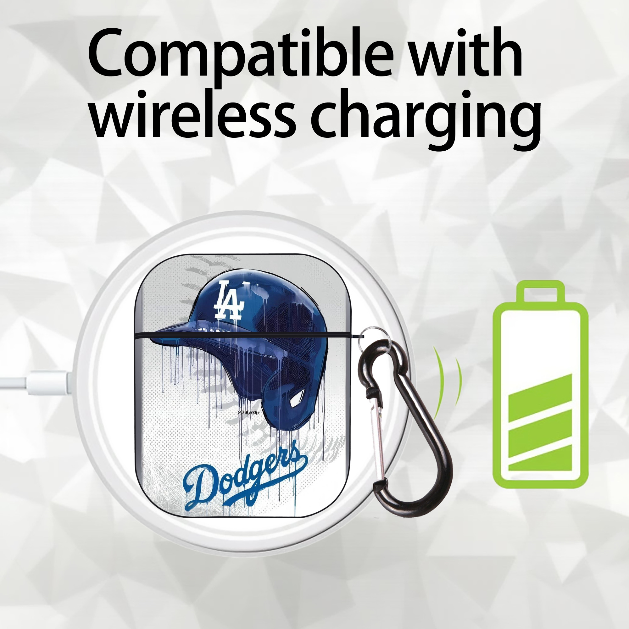  AirPods 2 Case Hard Shell Black, Flexible PC Material, Precise Cutouts, Full Protection, Anti-Fingerprint, Washable, Includes Keychain – Durable & Slim Design