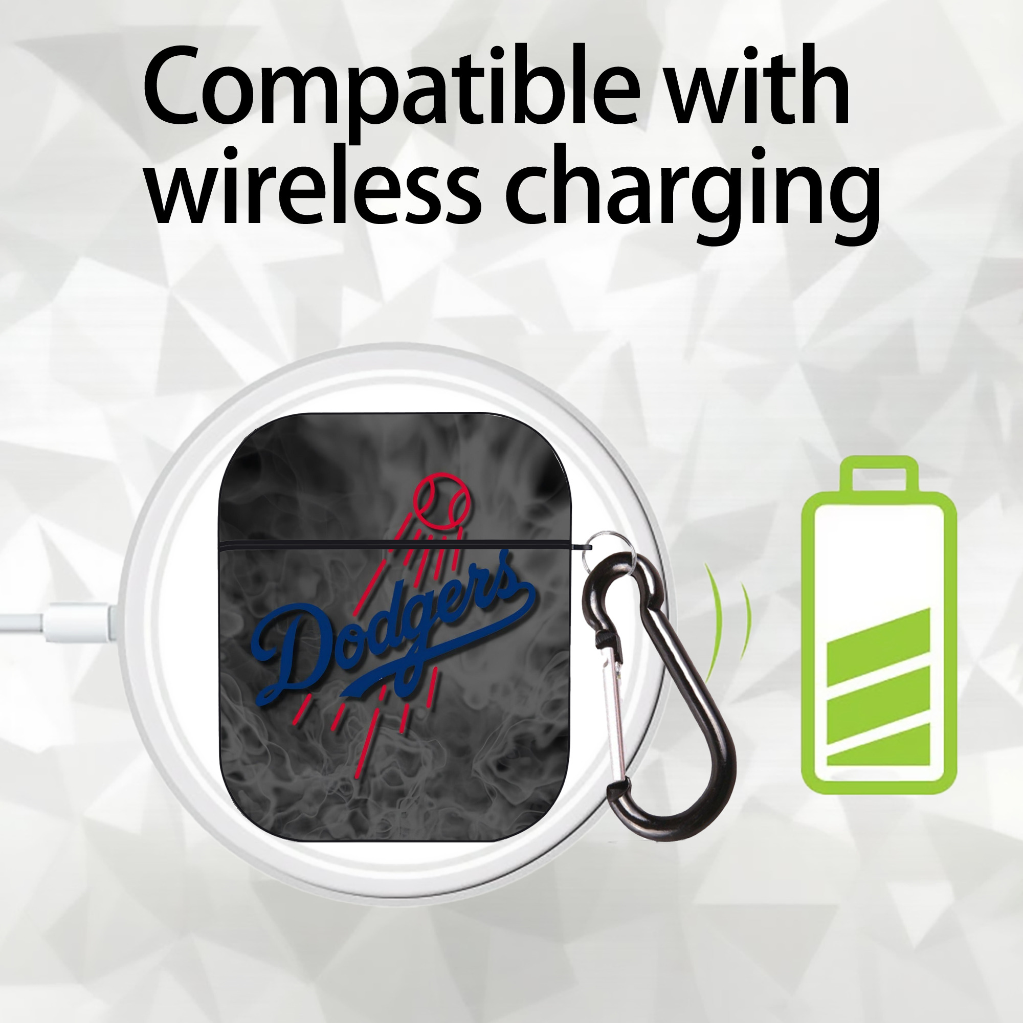  AirPods 2 Case Hard Shell Black, Flexible PC Material, Precise Cutouts, Full Protection, Anti-Fingerprint, Washable, Includes Keychain – Durable & Slim Design