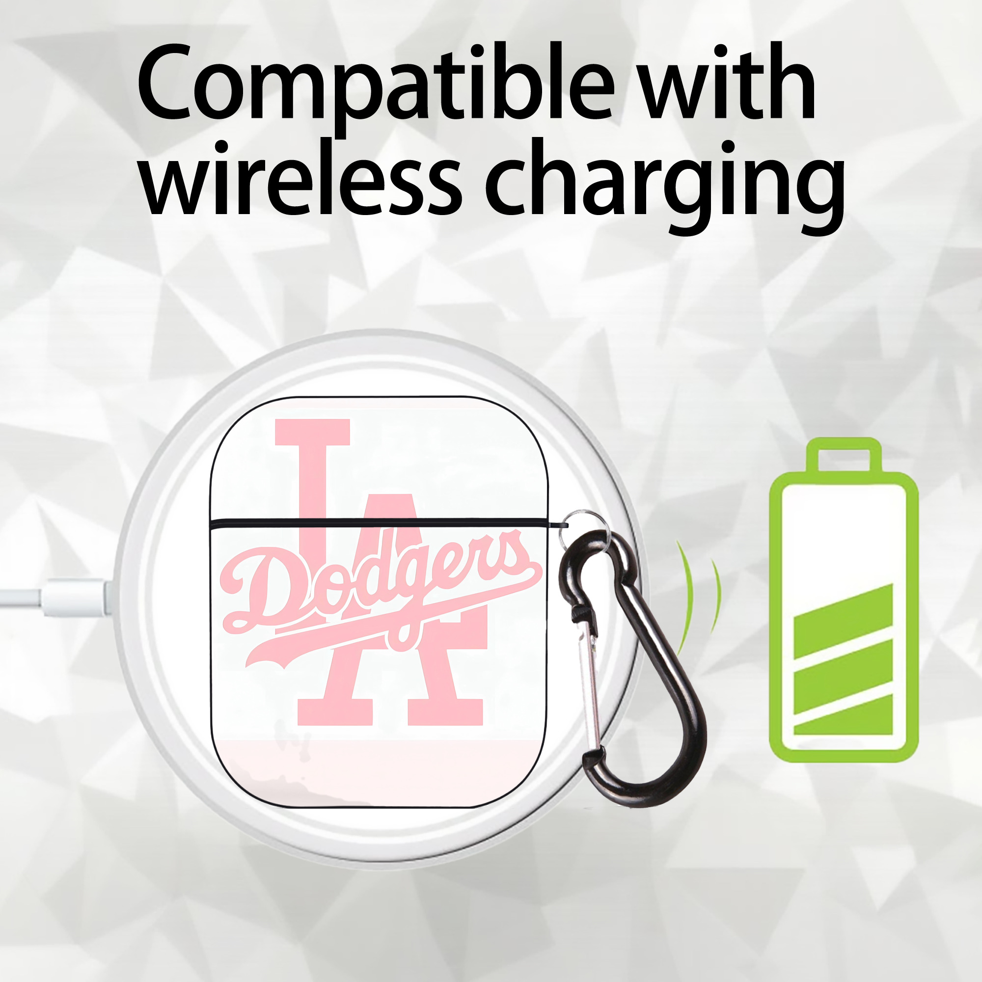  AirPods 2 Case Hard Shell Black, Flexible PC Material, Precise Cutouts, Full Protection, Anti-Fingerprint, Washable, Includes Keychain – Durable & Slim Design