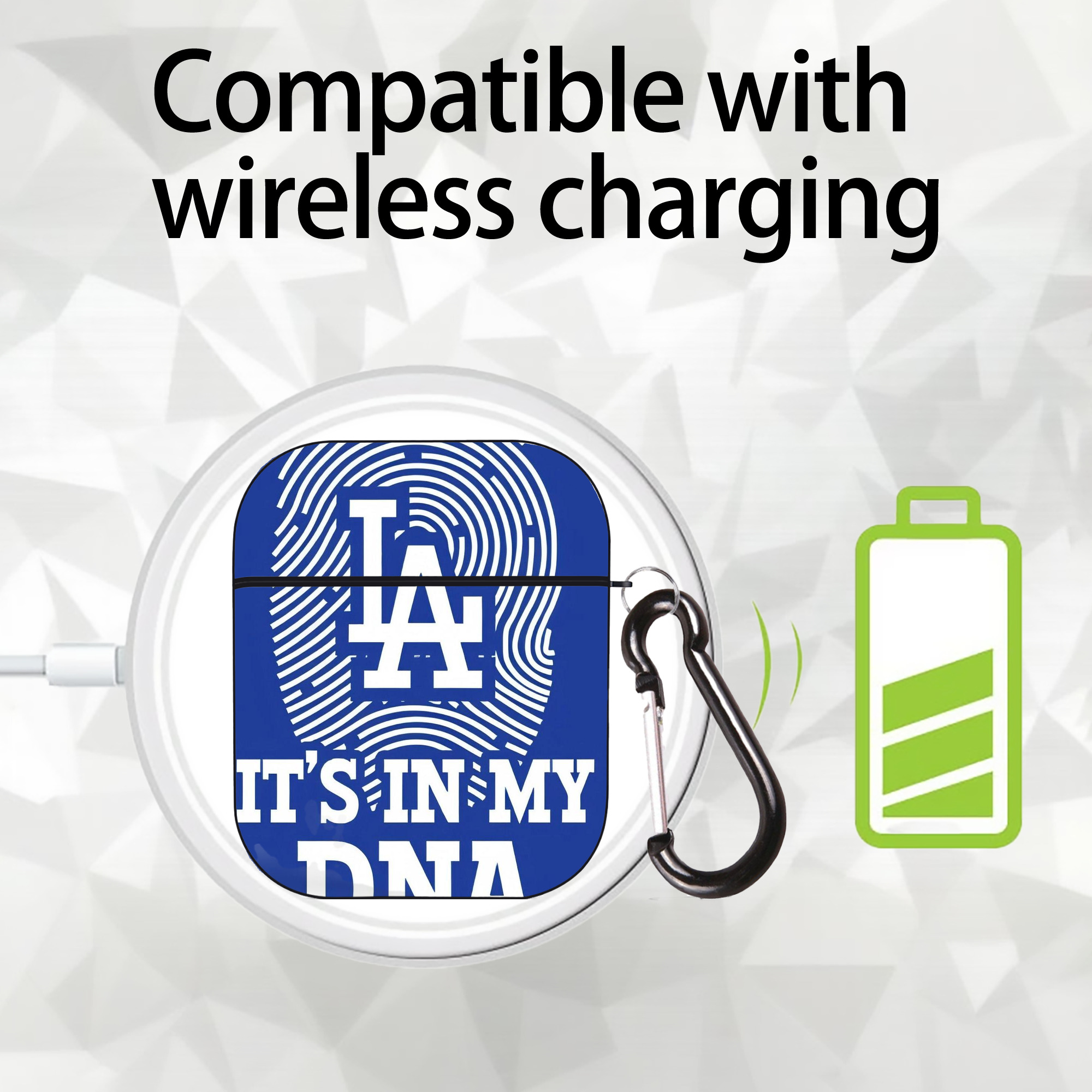  AirPods 2 Case Hard Shell Black, Flexible PC Material, Precise Cutouts, Full Protection, Anti-Fingerprint, Washable, Includes Keychain – Durable & Slim Design