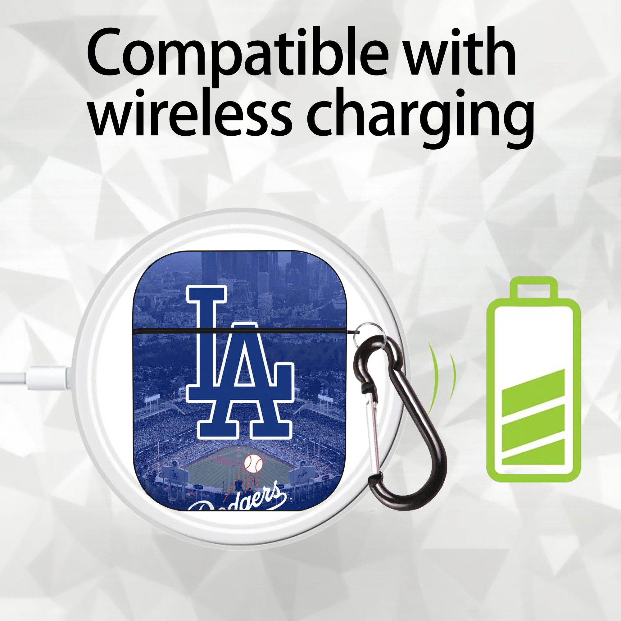  AirPods 2 Case Hard Shell Black, Flexible PC Material, Precise Cutouts, Full Protection, Anti-Fingerprint, Washable, Includes Keychain – Durable & Slim Design