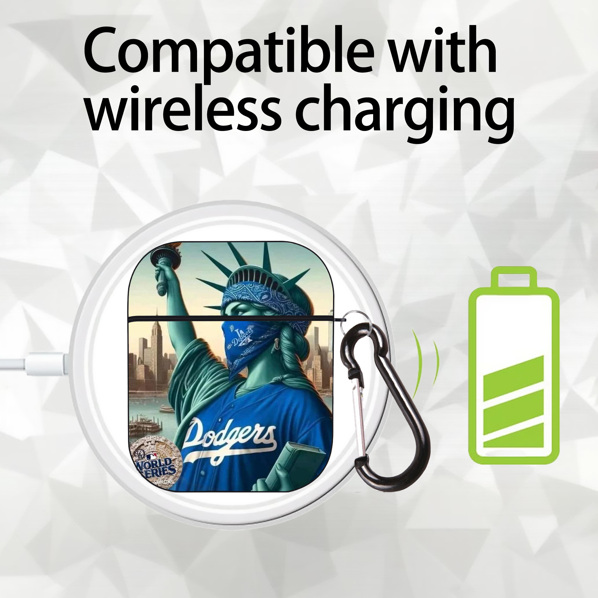  AirPods 2 Case Hard Shell Black, Flexible PC Material, Precise Cutouts, Full Protection, Anti-Fingerprint, Washable, Includes Keychain – Durable & Slim Design