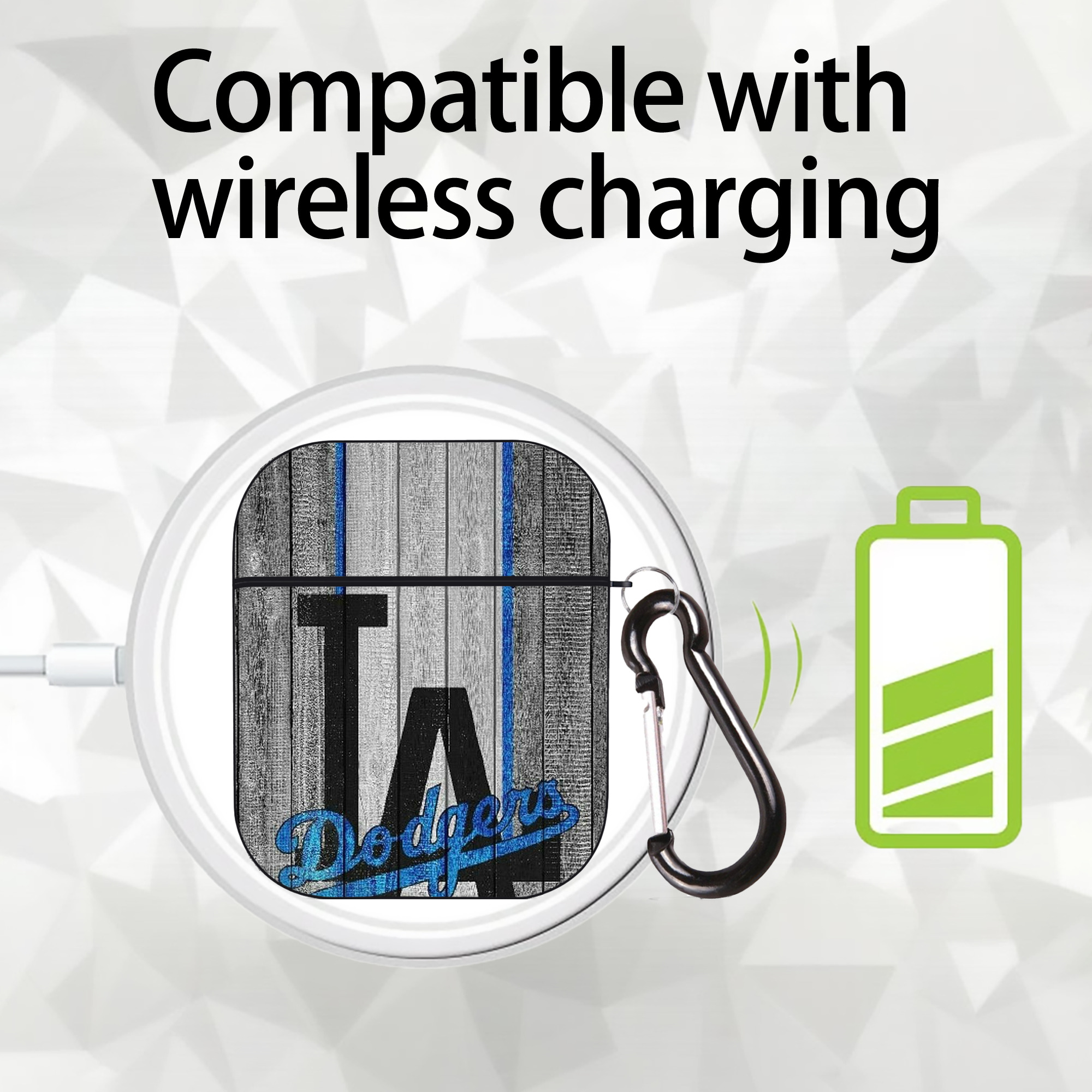  AirPods 2 Case Hard Shell Black, Flexible PC Material, Precise Cutouts, Full Protection, Anti-Fingerprint, Washable, Includes Keychain – Durable & Slim Design