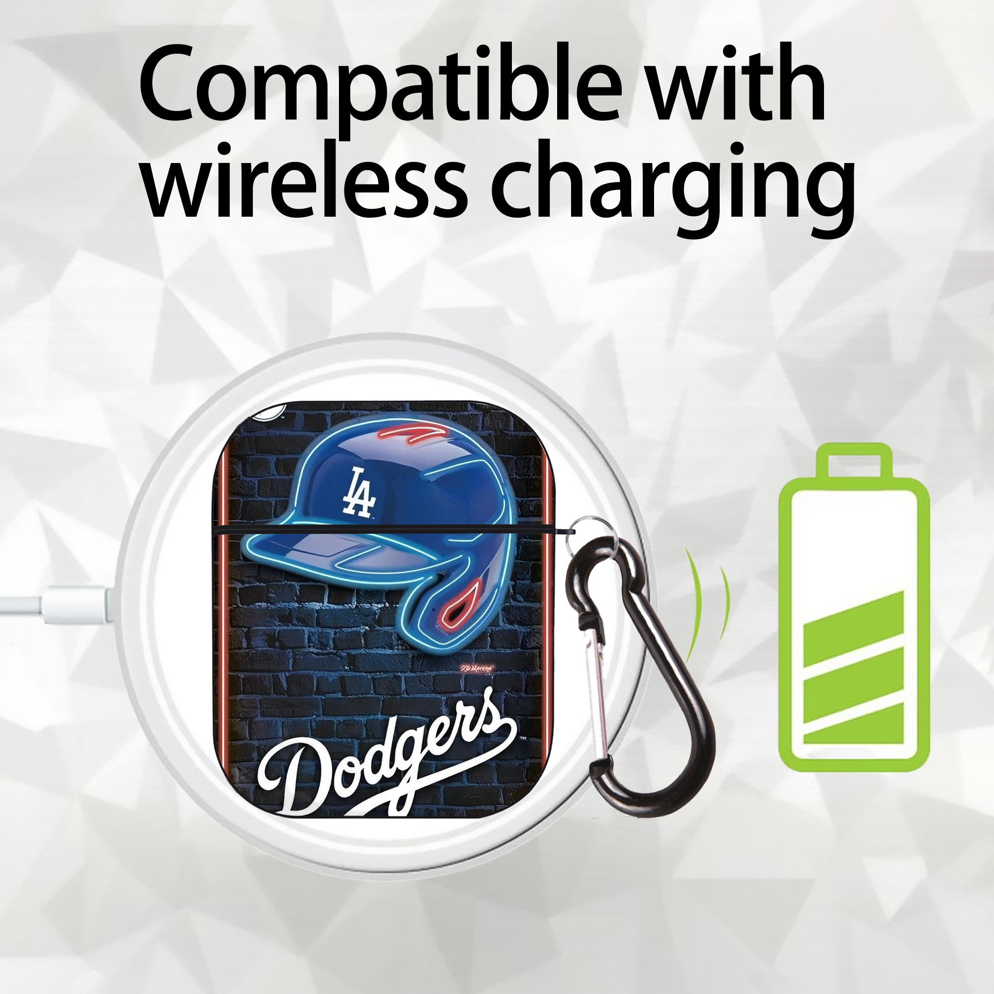  AirPods 2 Case Hard Shell Black, Flexible PC Material, Precise Cutouts, Full Protection, Anti-Fingerprint, Washable, Includes Keychain – Durable & Slim Design