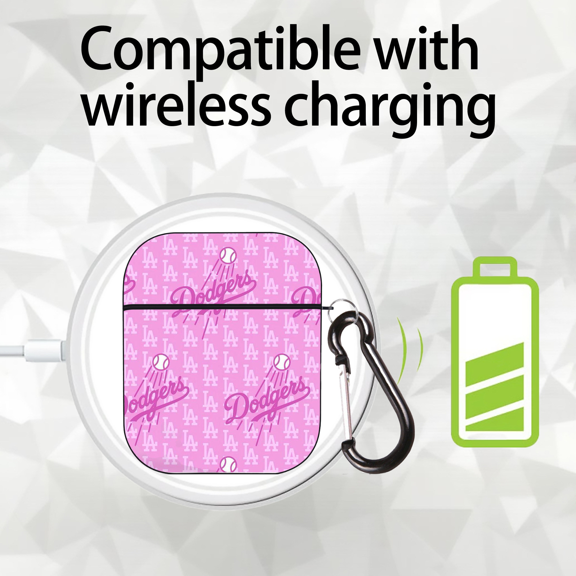  AirPods 2 Case Hard Shell Black, Flexible PC Material, Precise Cutouts, Full Protection, Anti-Fingerprint, Washable, Includes Keychain – Durable & Slim Design