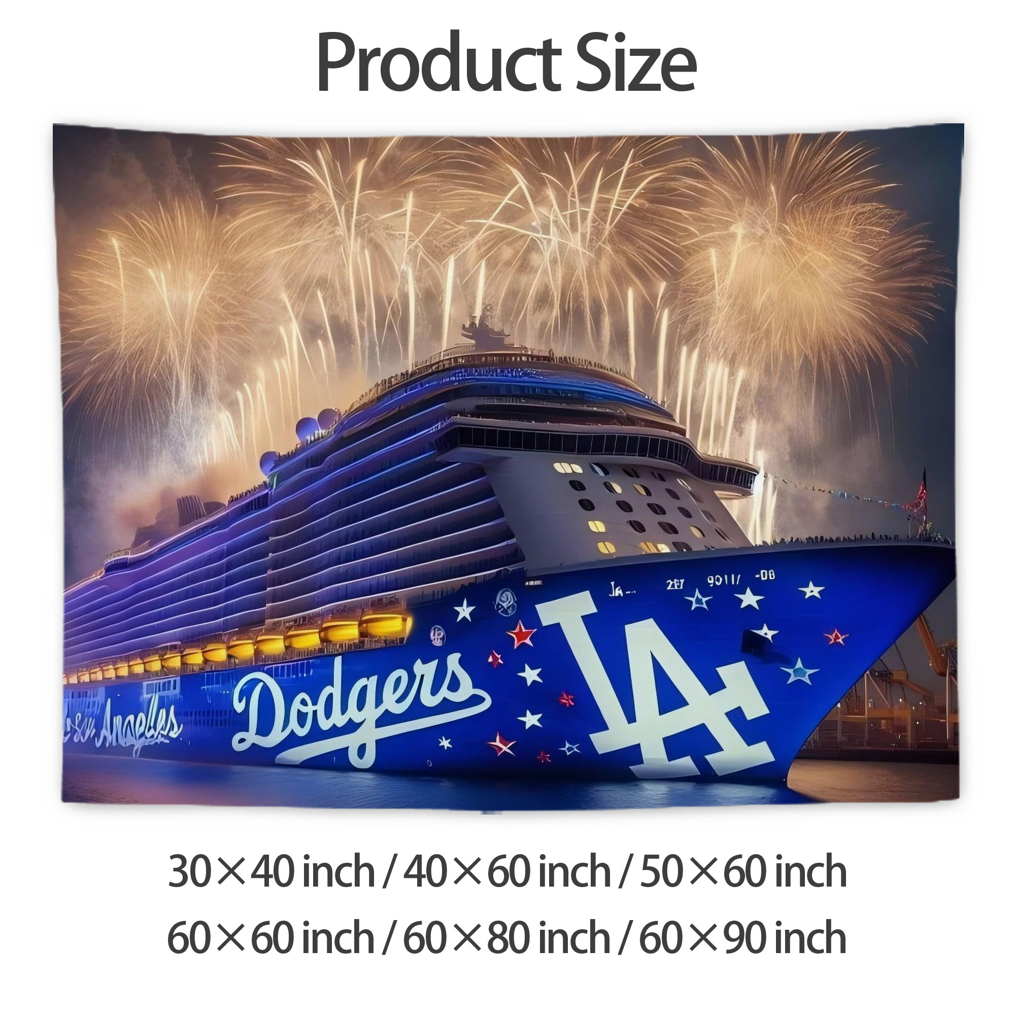  Wall Tapestry For Bedroom Aesthetic – Boho Style Polyester Fabric Wall Hanging With Hooks – 60 X 90 Inch Large Size, Lightweight, Durable, Easy To Hang