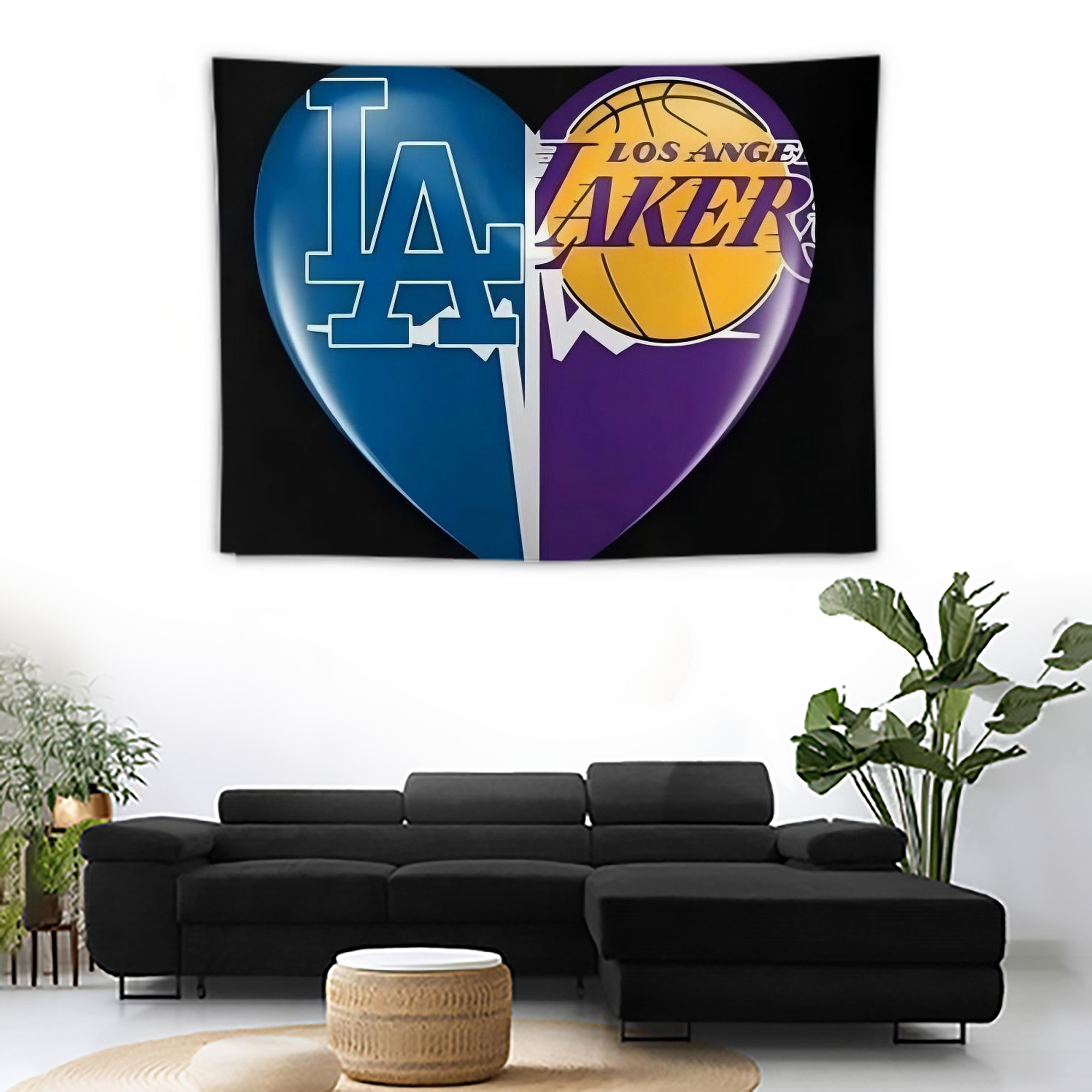  Wall Tapestry For Bedroom Aesthetic – Boho Style Polyester Fabric Wall Hanging With Hooks – 60 X 90 Inch Large Size, Lightweight, Durable, Easy To Hang