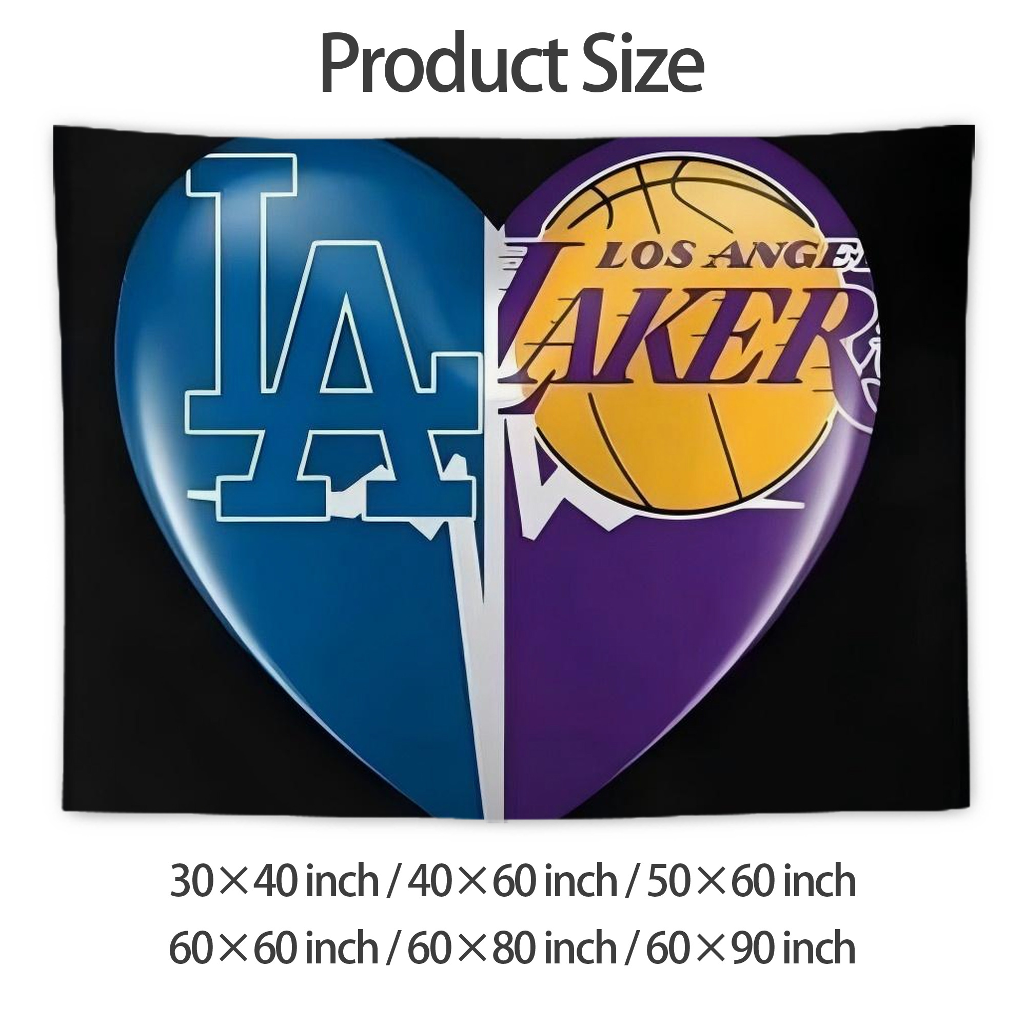  Wall Tapestry For Bedroom Aesthetic – Boho Style Polyester Fabric Wall Hanging With Hooks – 60 X 90 Inch Large Size, Lightweight, Durable, Easy To Hang