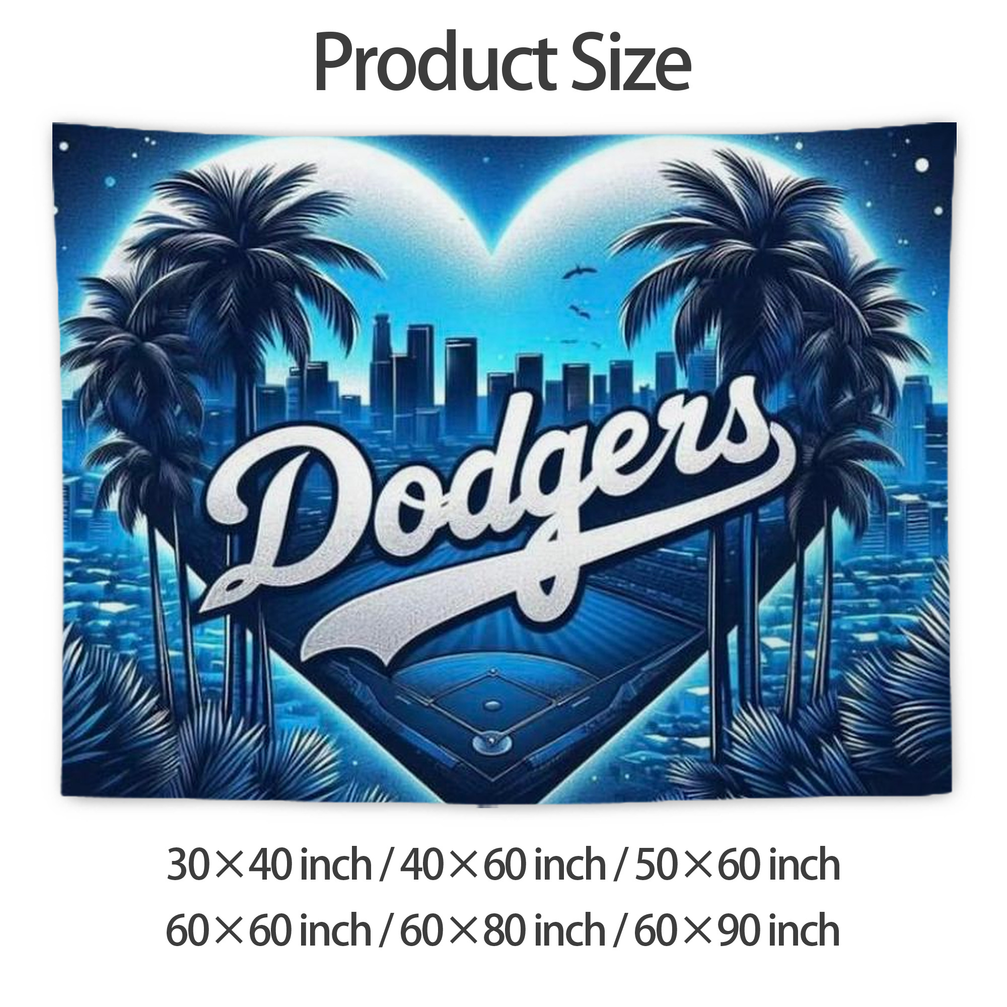  Wall Tapestry For Bedroom Aesthetic – Boho Style Polyester Fabric Wall Hanging With Hooks – 60 X 90 Inch Large Size, Lightweight, Durable, Easy To Hang