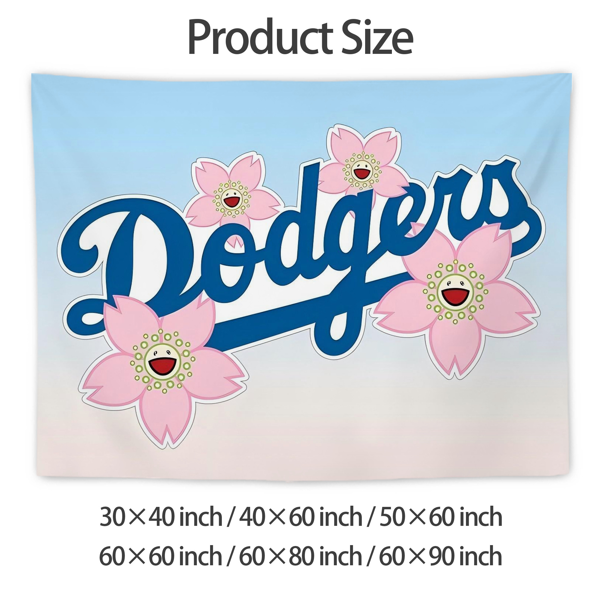  Wall Tapestry For Bedroom Aesthetic – Boho Style Polyester Fabric Wall Hanging With Hooks – 60 X 90 Inch Large Size, Lightweight, Durable, Easy To Hang