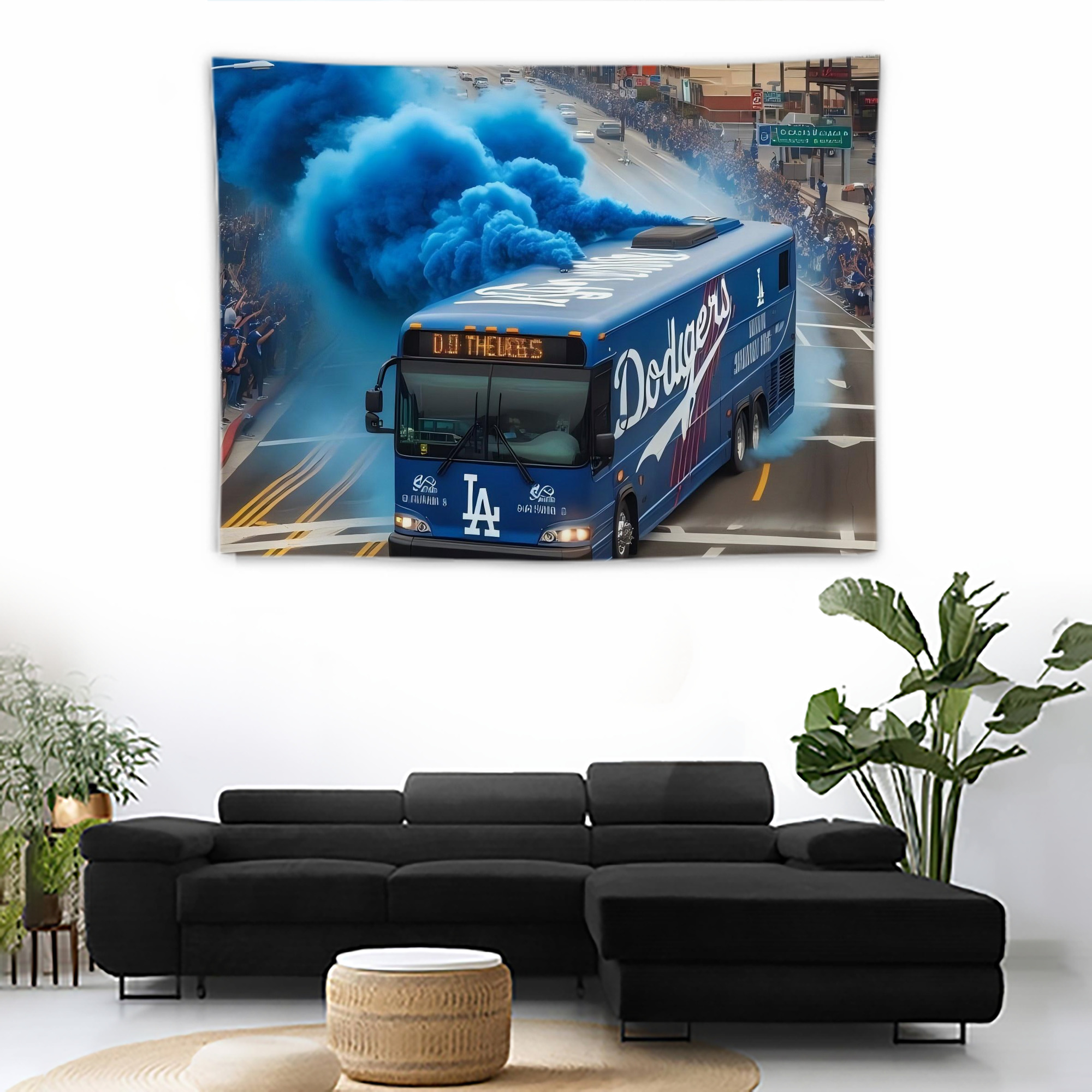  Wall Tapestry For Bedroom Aesthetic – Boho Style Polyester Fabric Wall Hanging With Hooks – 60 X 90 Inch Large Size, Lightweight, Durable, Easy To Hang