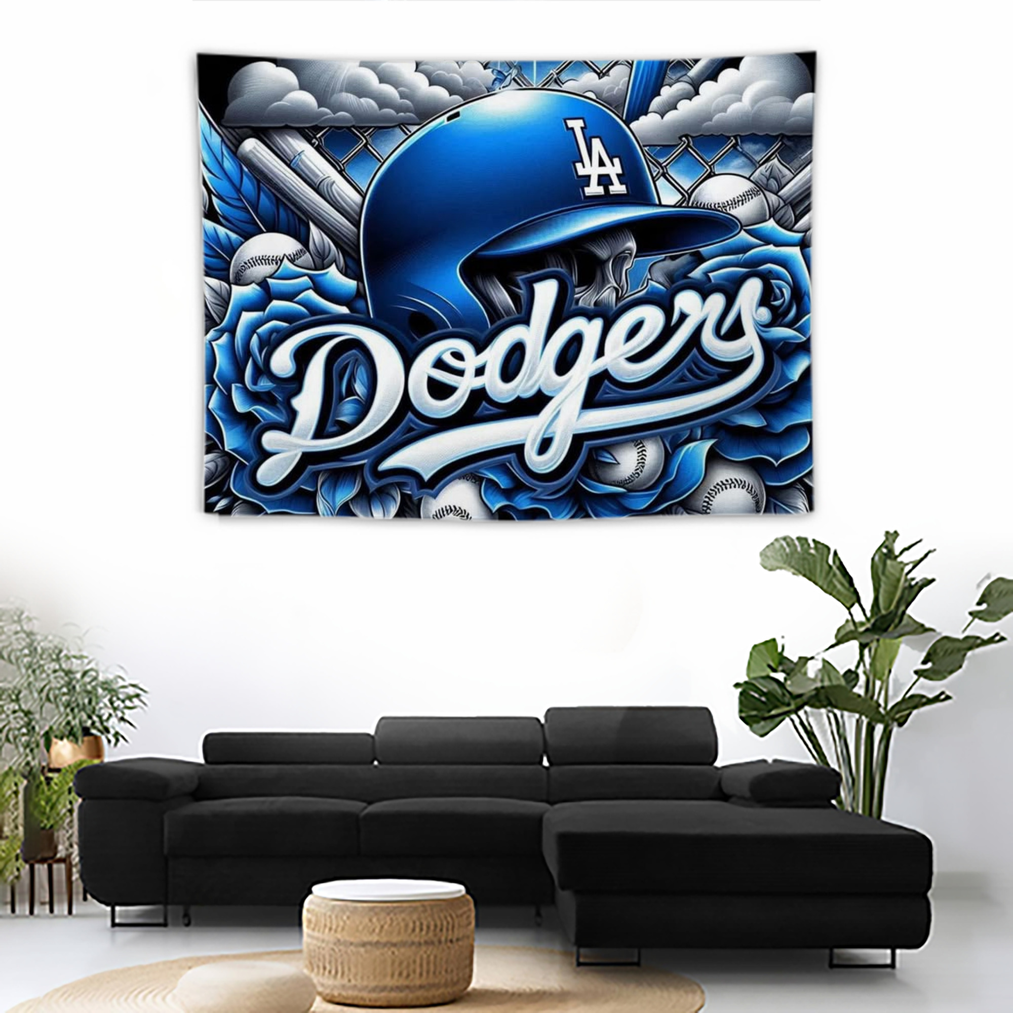  Wall Tapestry For Bedroom Aesthetic – Boho Style Polyester Fabric Wall Hanging With Hooks – 60 X 90 Inch Large Size, Lightweight, Durable, Easy To Hang