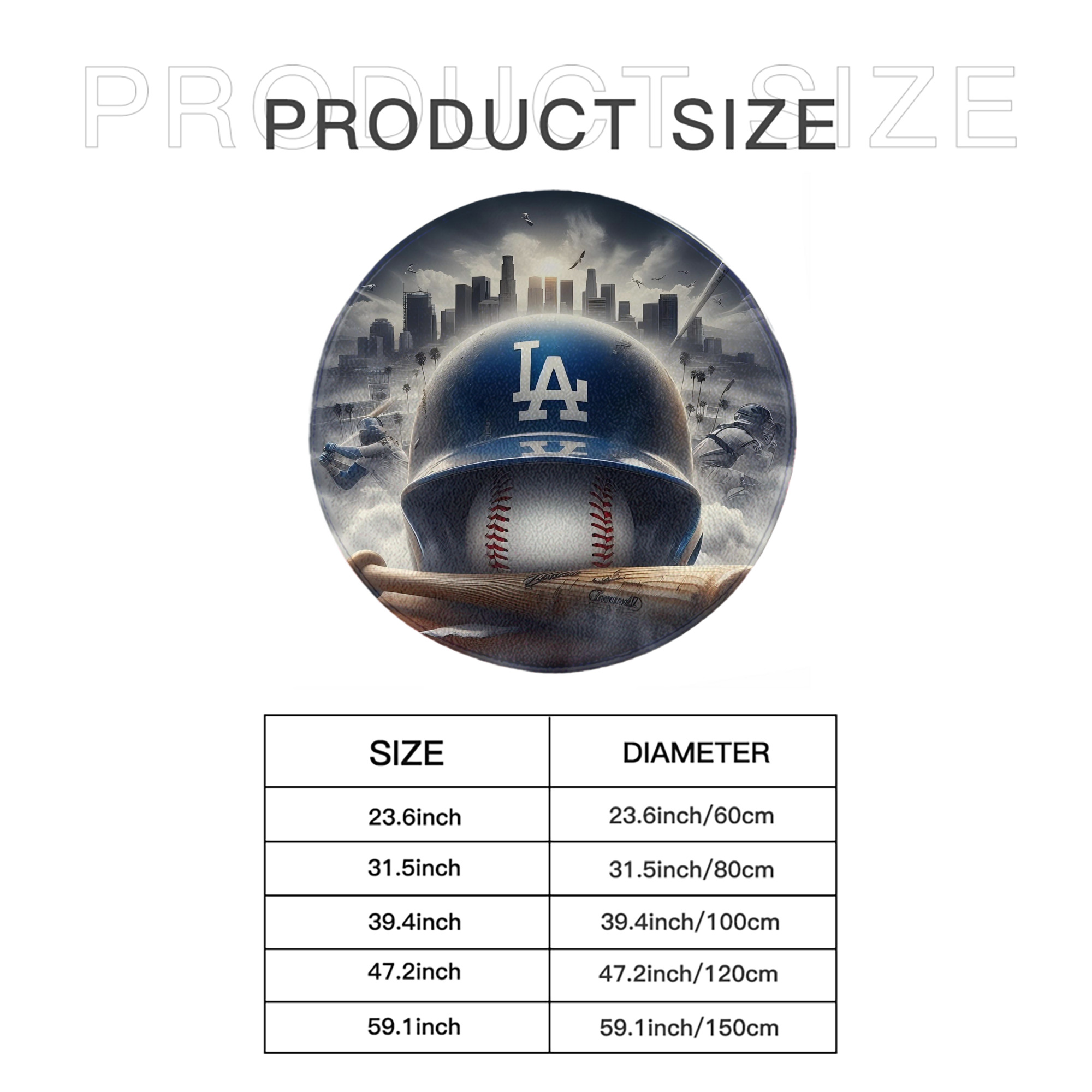  Round Floor Mat – Soft Flannel & High-Density Sponge Core – Non-Slip Dot Backing – Durable Stitched Edges – Quick-Dry & Breathable – Perfect For Home, Bathroom & Living Room