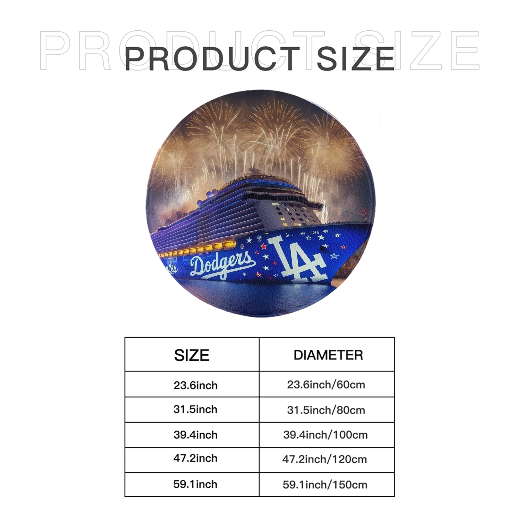  Round Floor Mat – Soft Flannel & High-Density Sponge Core – Non-Slip Dot Backing – Durable Stitched Edges – Quick-Dry & Breathable – Perfect For Home, Bathroom & Living Room