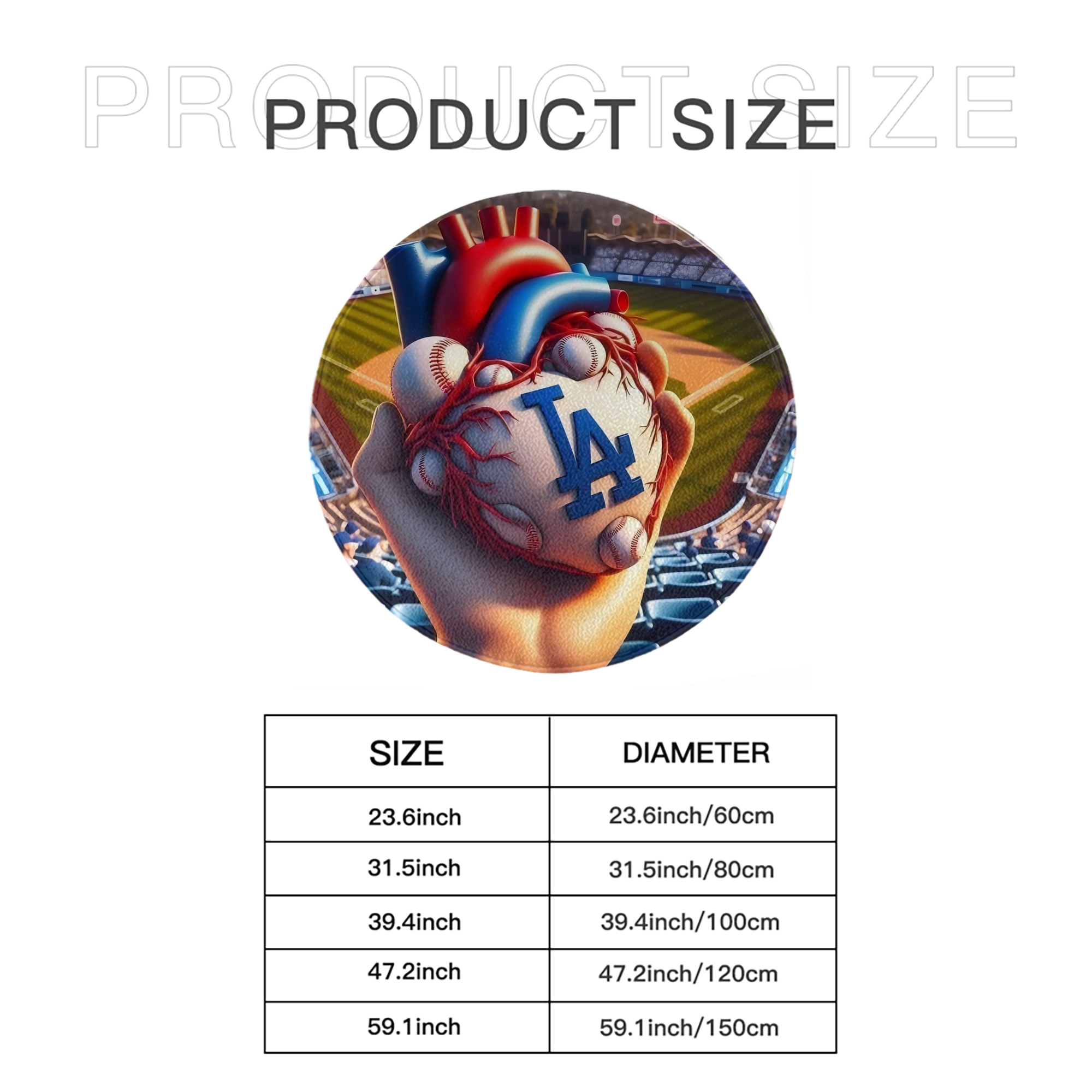  Round Floor Mat – Soft Flannel & High-Density Sponge Core – Non-Slip Dot Backing – Durable Stitched Edges – Quick-Dry & Breathable – Perfect For Home, Bathroom & Living Room