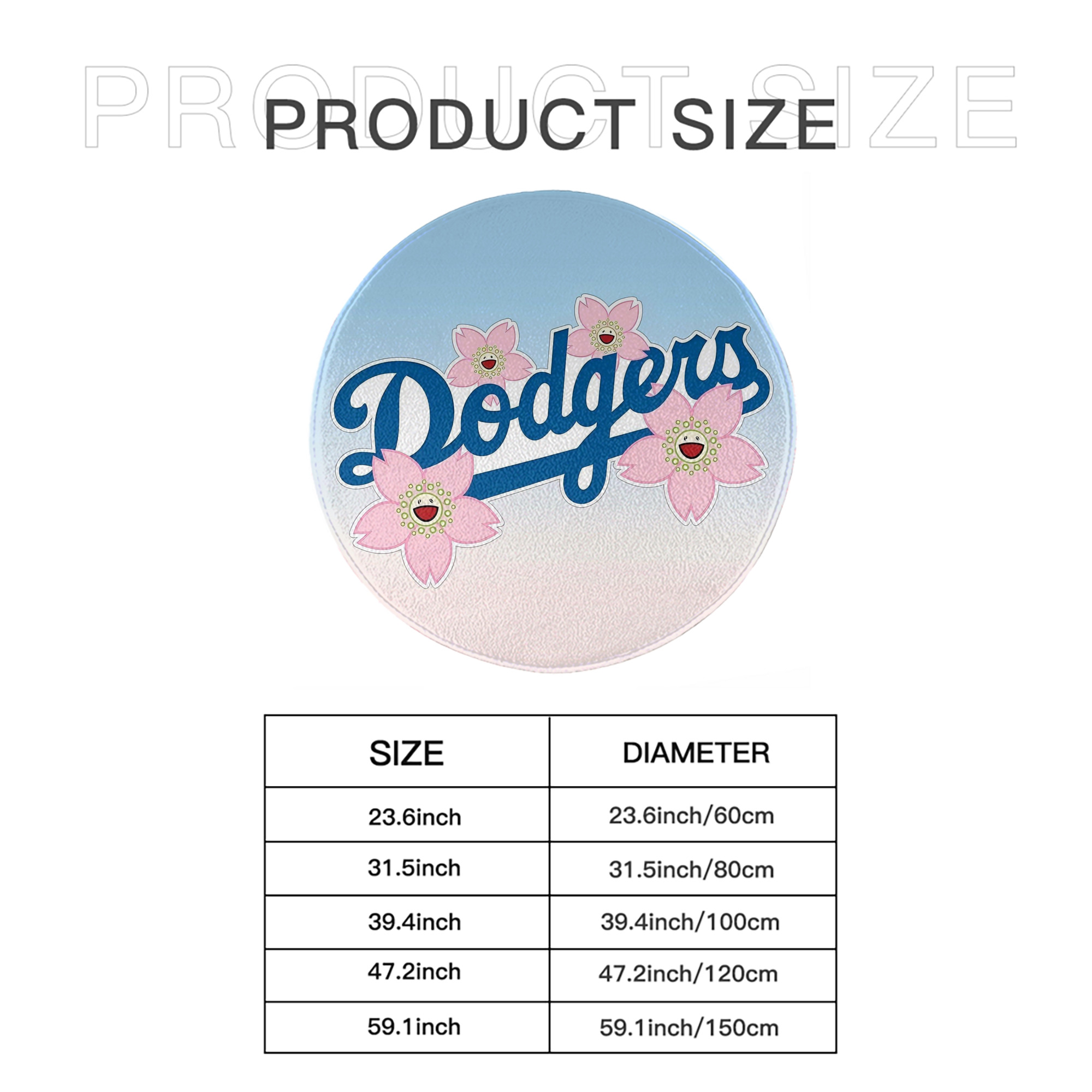  Round Floor Mat – Soft Flannel & High-Density Sponge Core – Non-Slip Dot Backing – Durable Stitched Edges – Quick-Dry & Breathable – Perfect For Home, Bathroom & Living Room