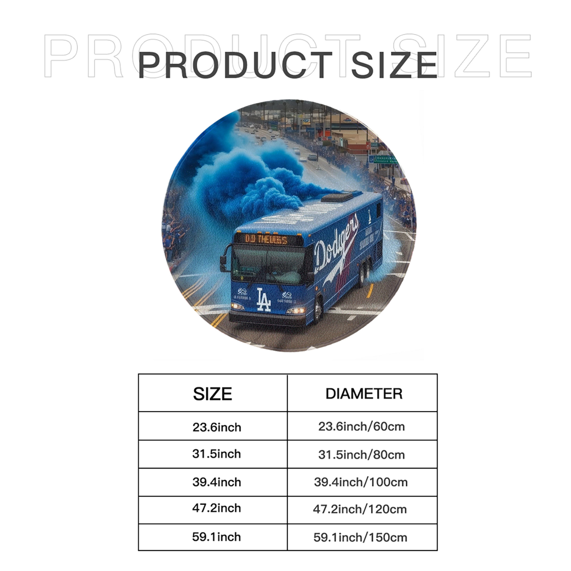  Round Floor Mat – Soft Flannel & High-Density Sponge Core – Non-Slip Dot Backing – Durable Stitched Edges – Quick-Dry & Breathable – Perfect For Home, Bathroom & Living Room