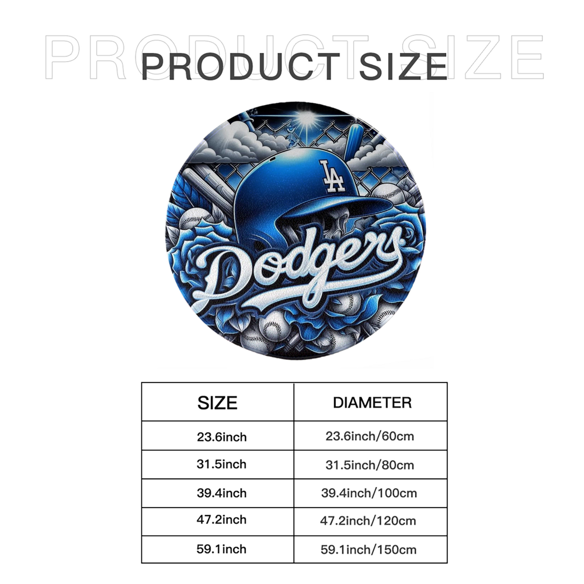  Round Floor Mat – Soft Flannel & High-Density Sponge Core – Non-Slip Dot Backing – Durable Stitched Edges – Quick-Dry & Breathable – Perfect For Home, Bathroom & Living Room