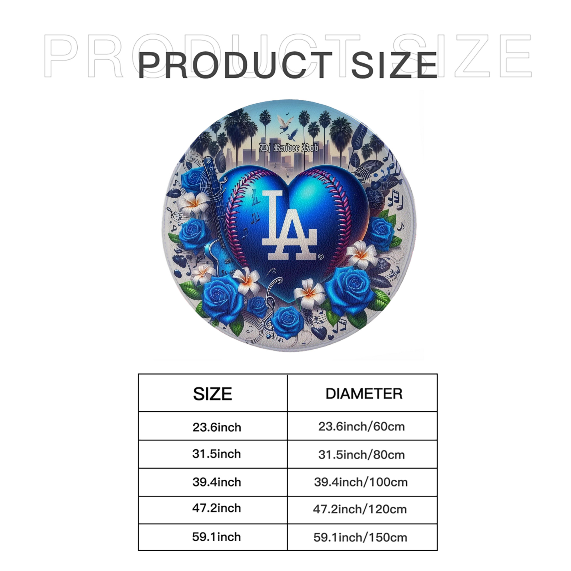  Round Floor Mat – Soft Flannel & High-Density Sponge Core – Non-Slip Dot Backing – Durable Stitched Edges – Quick-Dry & Breathable – Perfect For Home, Bathroom & Living Room