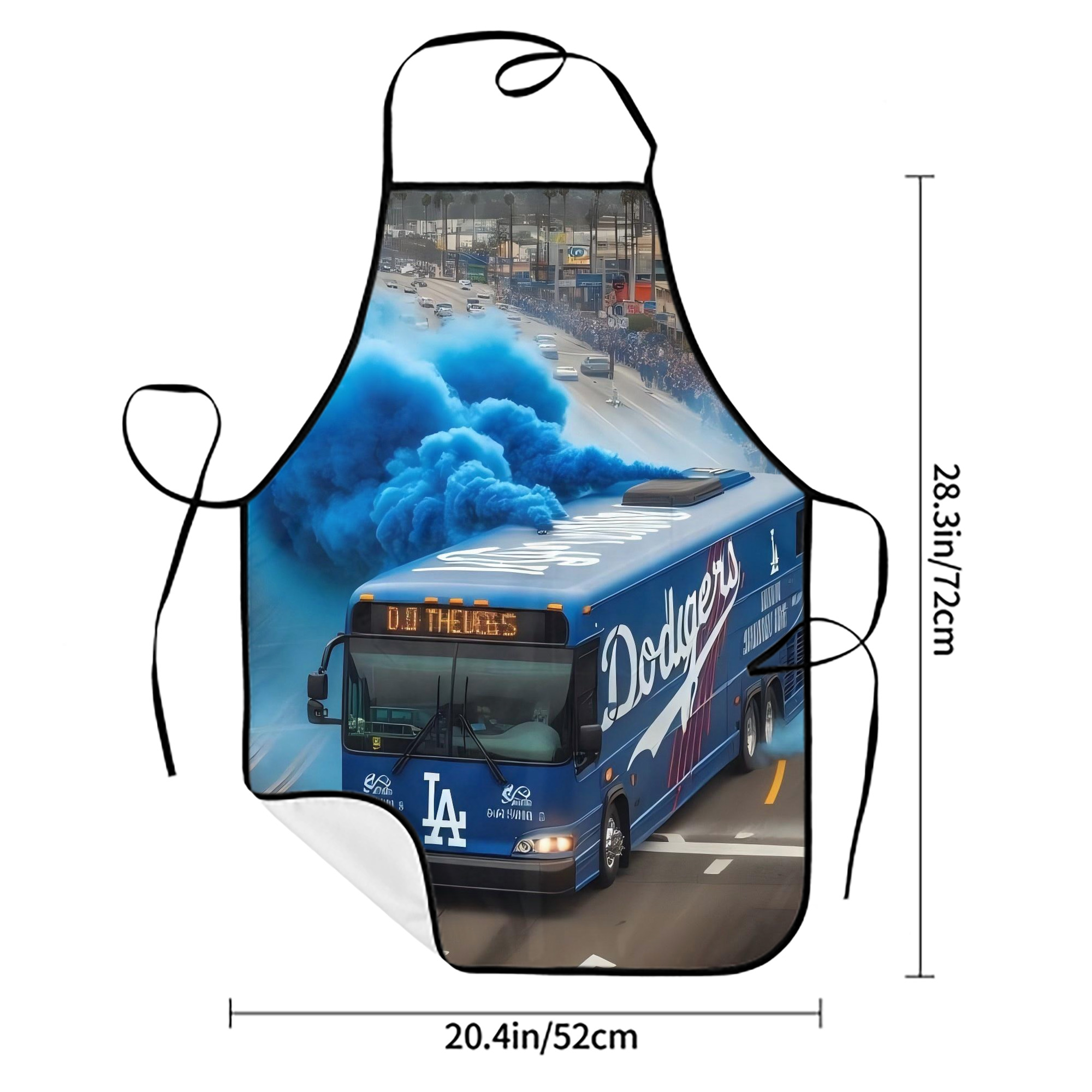  Stain-Resistant Polyester Apron With Pocket – Full Print, Waterproof, Anti-Wrinkle, Anti-Pilling – Ideal For Kitchen, BBQ, Restaurant, Salon & More