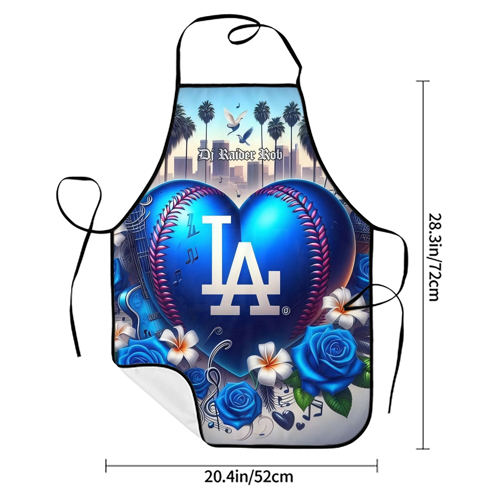  Stain-Resistant Polyester Apron With Pocket – Full Print, Waterproof, Anti-Wrinkle, Anti-Pilling – Ideal For Kitchen, BBQ, Restaurant, Salon & More