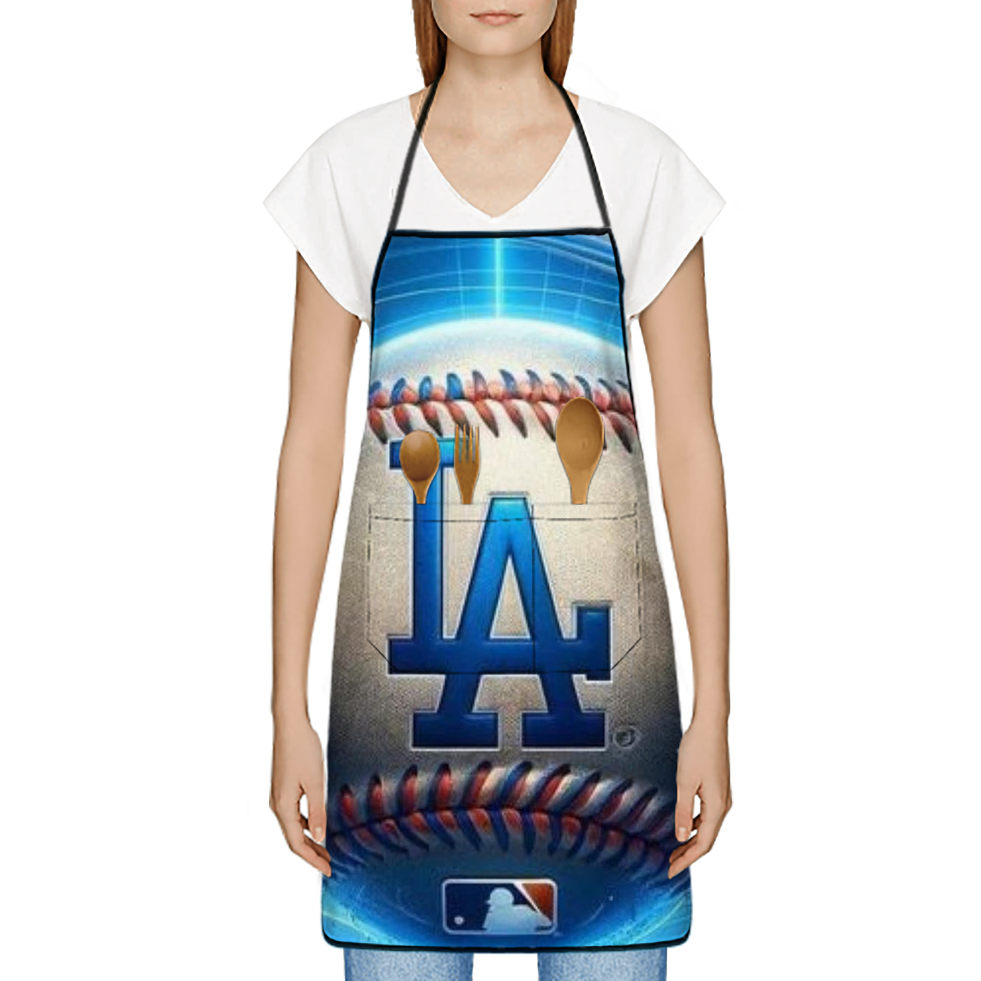  Stain-Resistant Polyester Apron With Pocket – Full Print, Waterproof, Anti-Wrinkle, Anti-Pilling – Ideal For Kitchen, BBQ, Restaurant, Salon & More