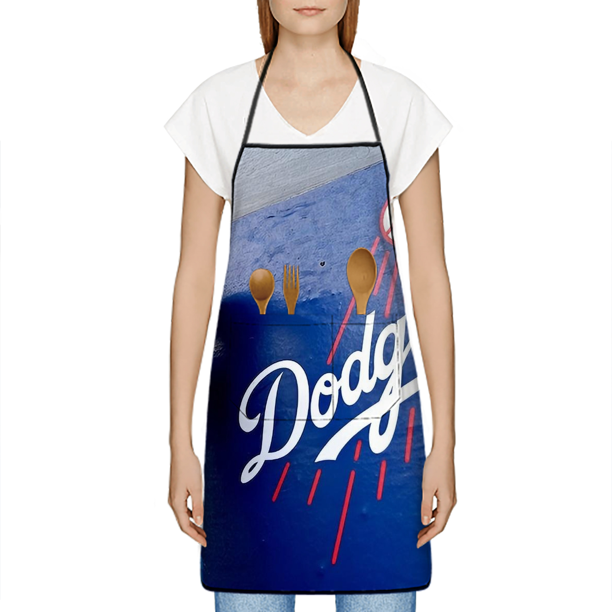  Stain-Resistant Polyester Apron With Pocket – Full Print, Waterproof, Anti-Wrinkle, Anti-Pilling – Ideal For Kitchen, BBQ, Restaurant, Salon & More