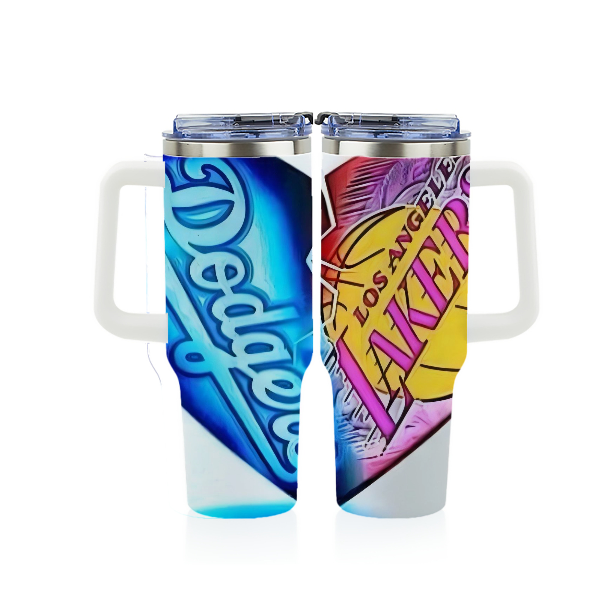  40oz Full Wrap Car Tumbler – Durable Stainless Steel Travel Mug With Vibrant UV Print – Double Wall Insulated, Fits Most Car Cup Holders
