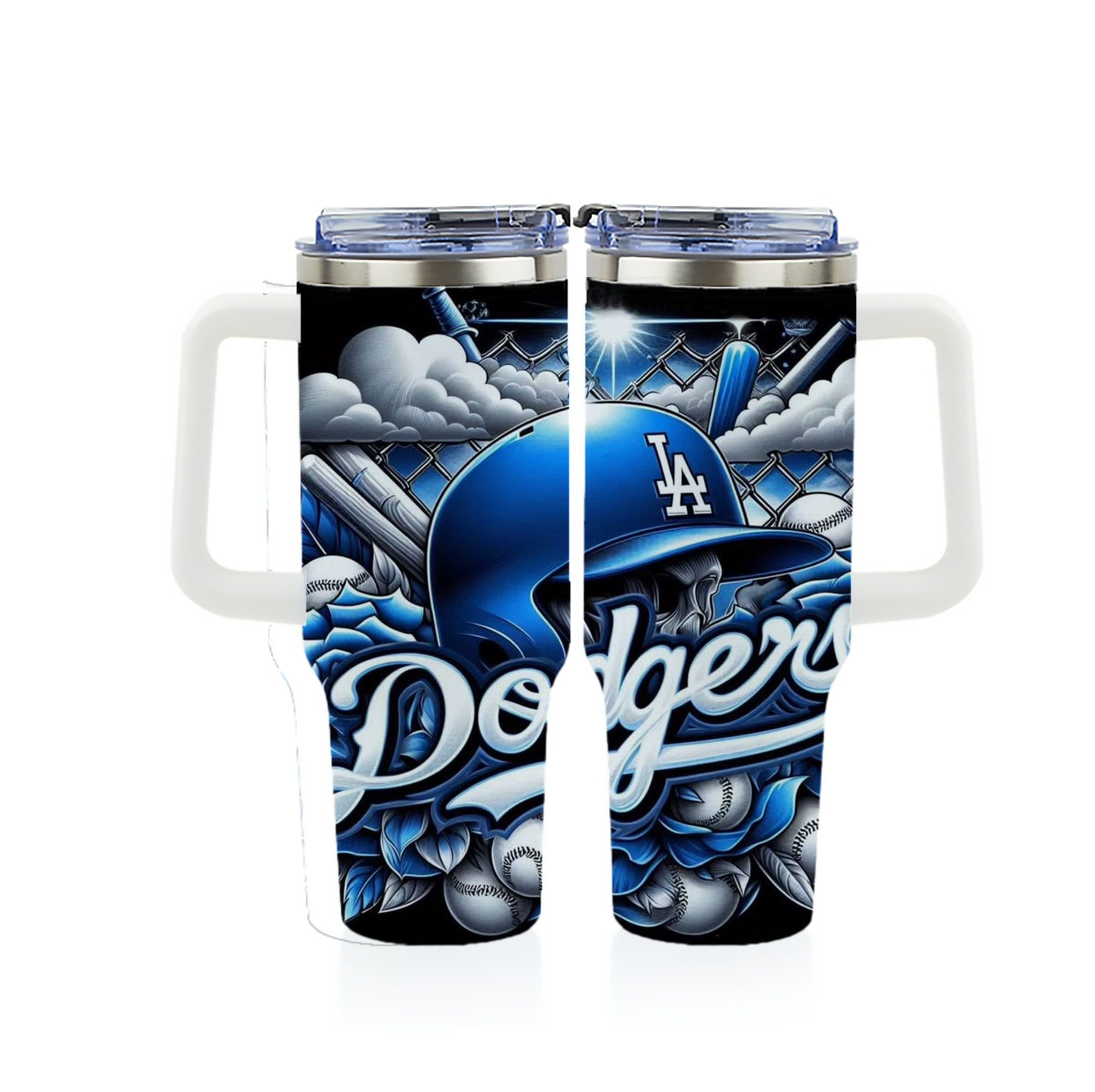  40oz Full Wrap Car Tumbler – Durable Stainless Steel Travel Mug With Vibrant UV Print – Double Wall Insulated, Fits Most Car Cup Holders