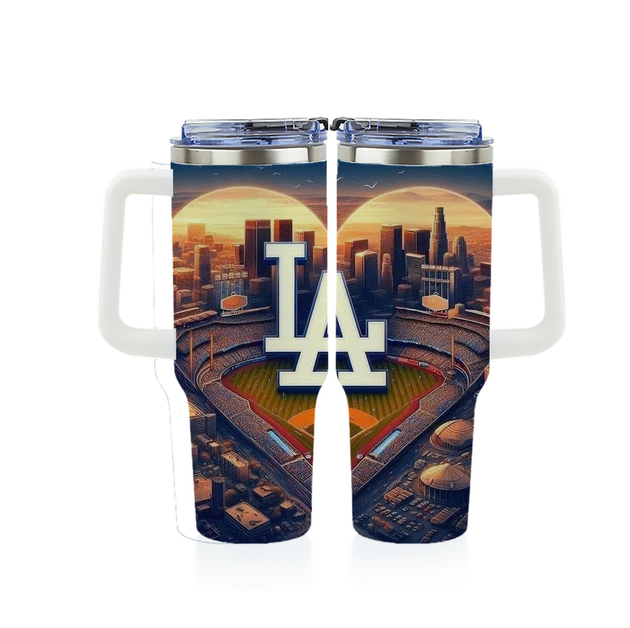  40oz Full Wrap Car Tumbler – Durable Stainless Steel Travel Mug With Vibrant UV Print – Double Wall Insulated, Fits Most Car Cup Holders