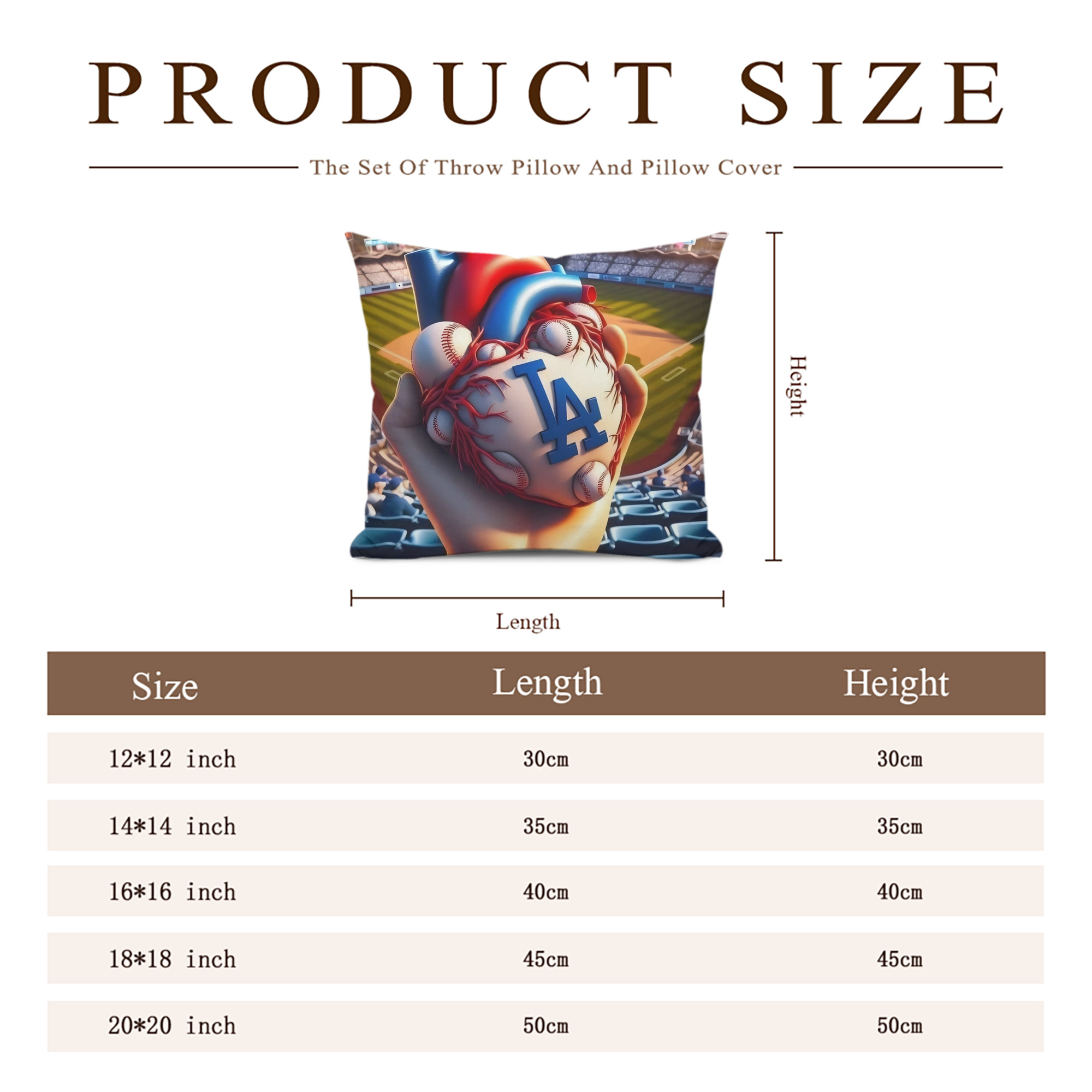  Soft Polyester Pillow Cover With Insert – Double-Sided Design, Invisible Zipper, Durable & Breathable – Easy Care Cushion Set