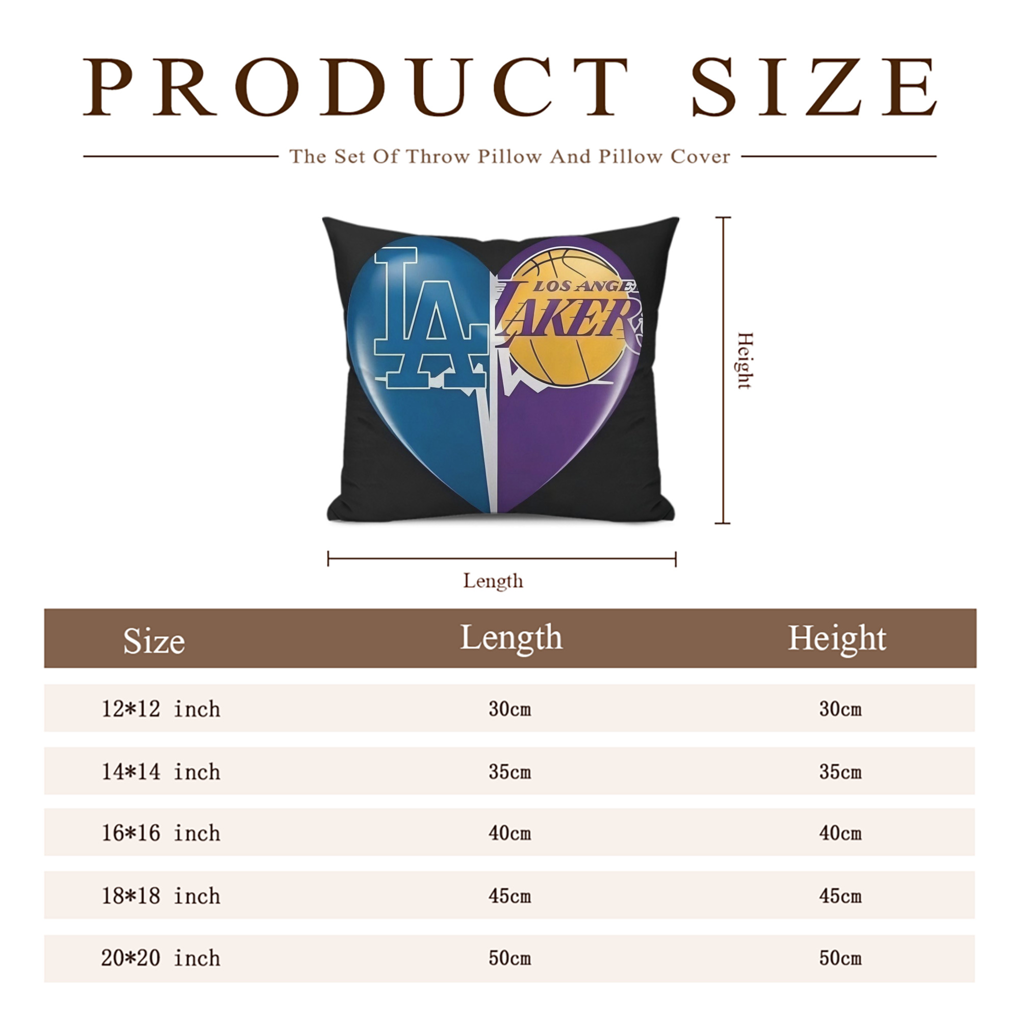  Soft Polyester Pillow Cover With Insert – Double-Sided Design, Invisible Zipper, Durable & Breathable – Easy Care Cushion Set