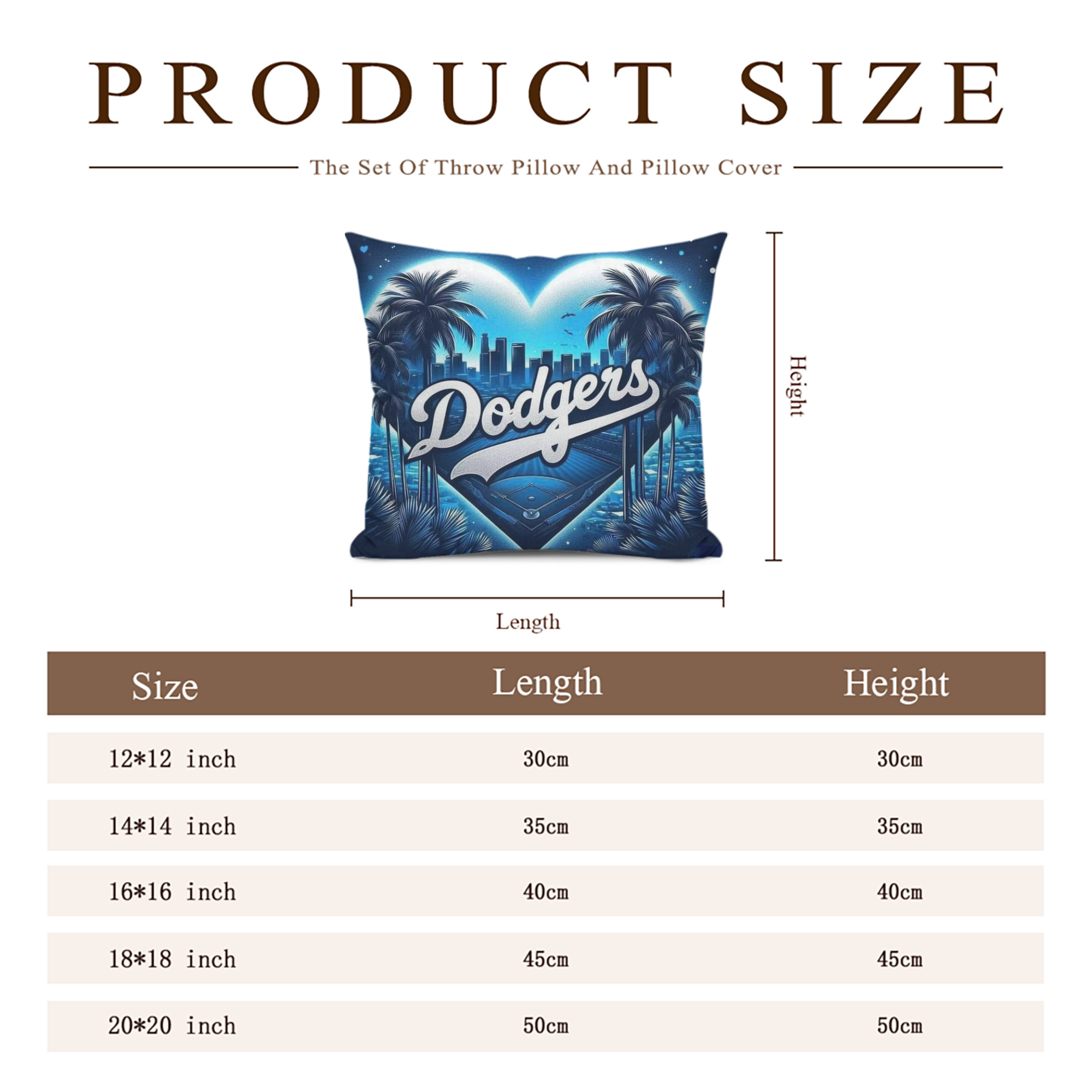  Soft Polyester Pillow Cover With Insert – Double-Sided Design, Invisible Zipper, Durable & Breathable – Easy Care Cushion Set