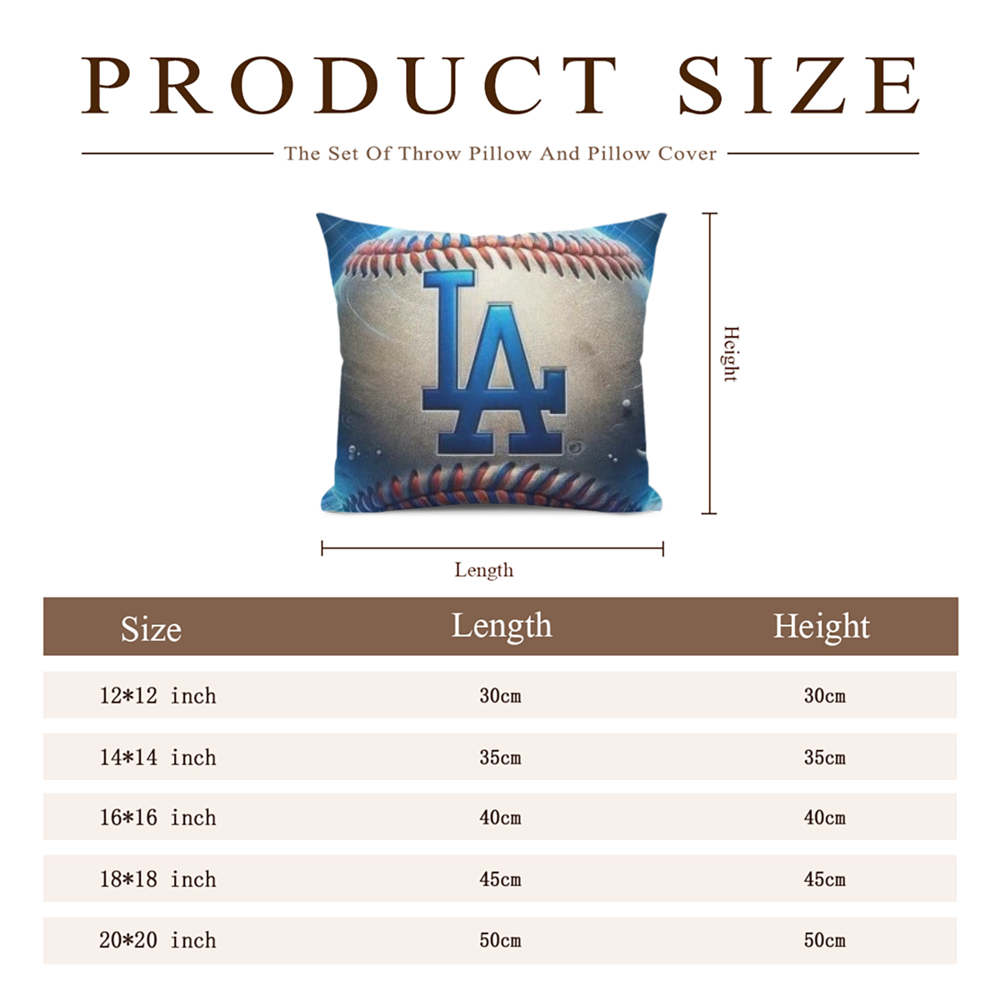  Soft Polyester Pillow Cover With Insert – Double-Sided Design, Invisible Zipper, Durable & Breathable – Easy Care Cushion Set