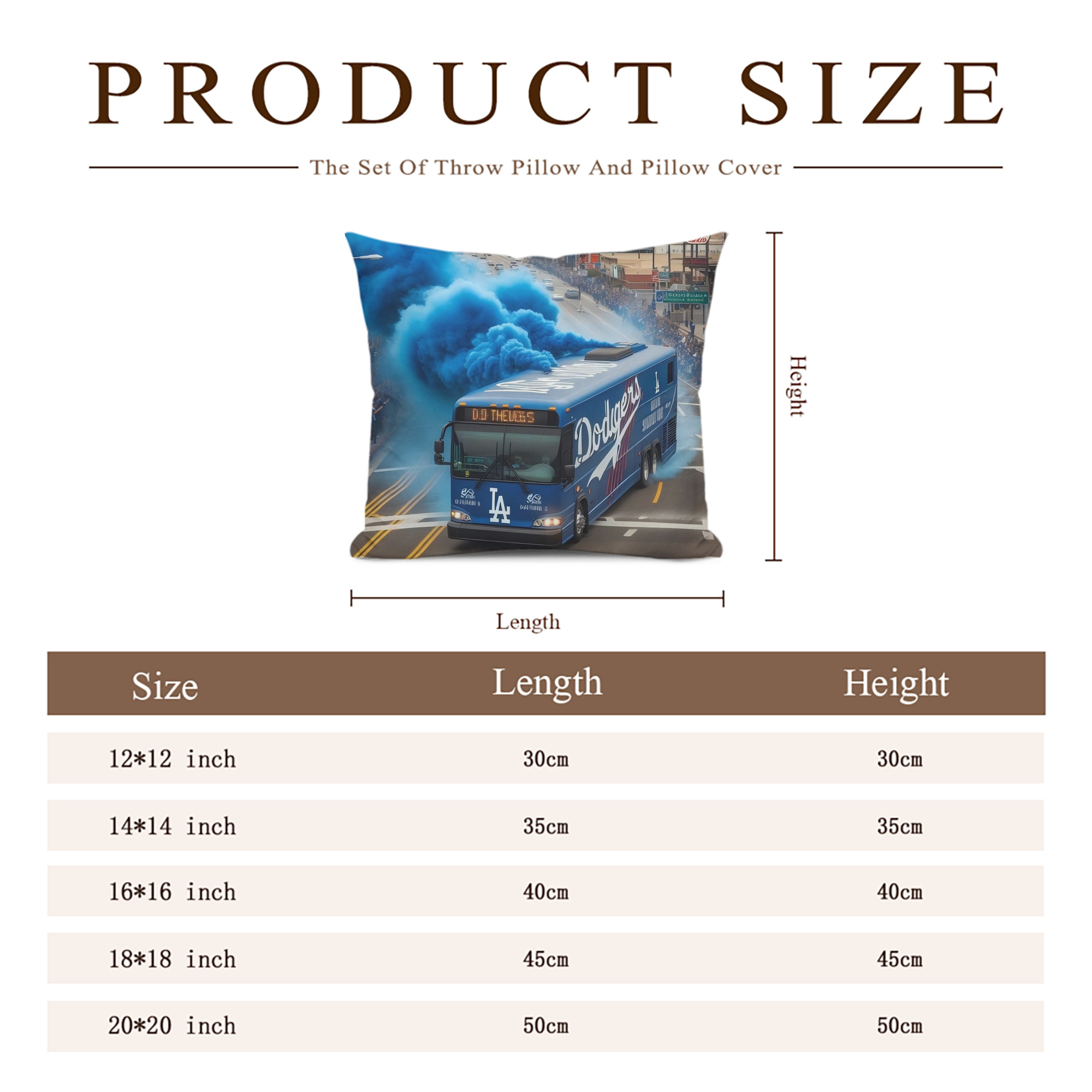  Soft Polyester Pillow Cover With Insert – Double-Sided Design, Invisible Zipper, Durable & Breathable – Easy Care Cushion Set