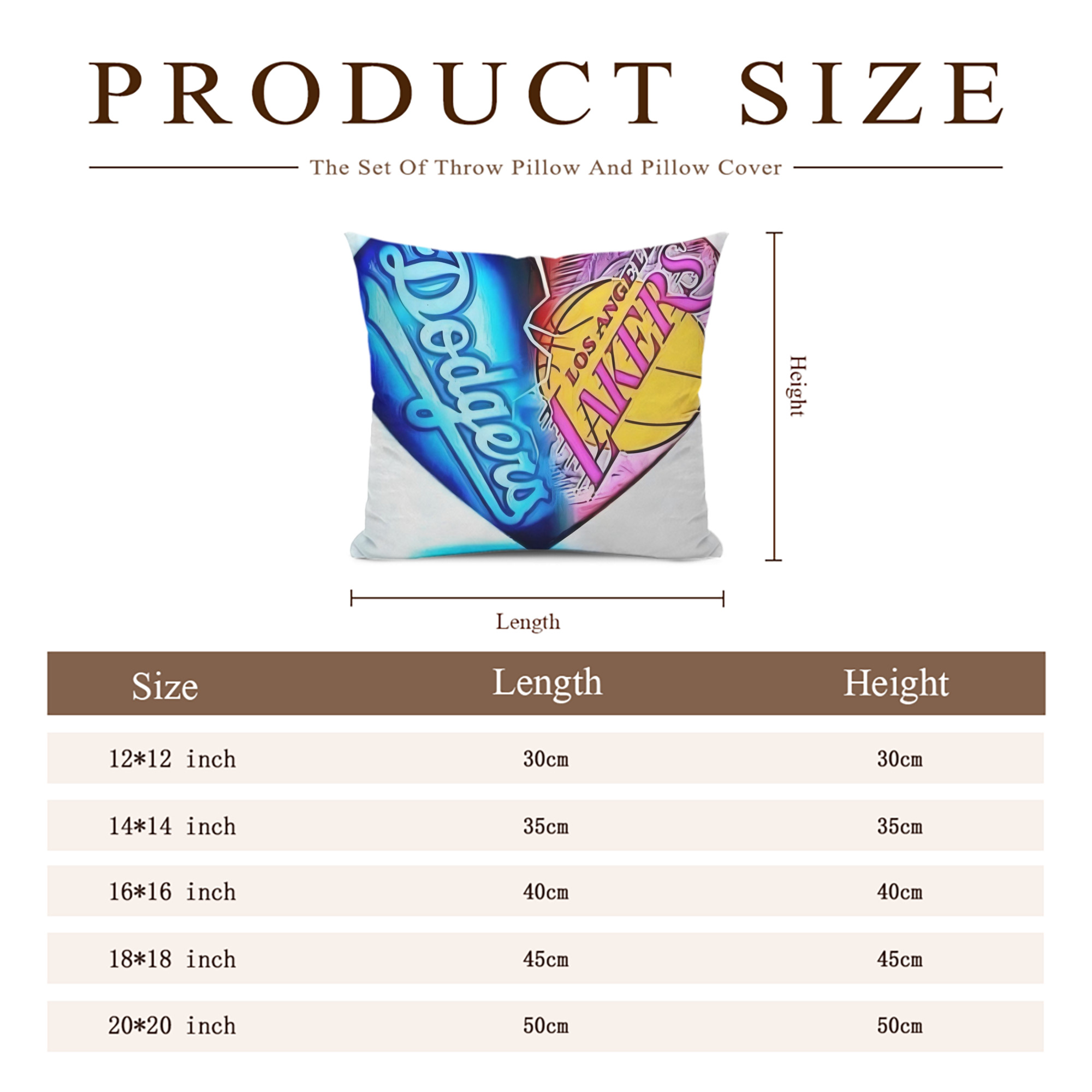  Soft Polyester Pillow Cover With Insert – Double-Sided Design, Invisible Zipper, Durable & Breathable – Easy Care Cushion Set