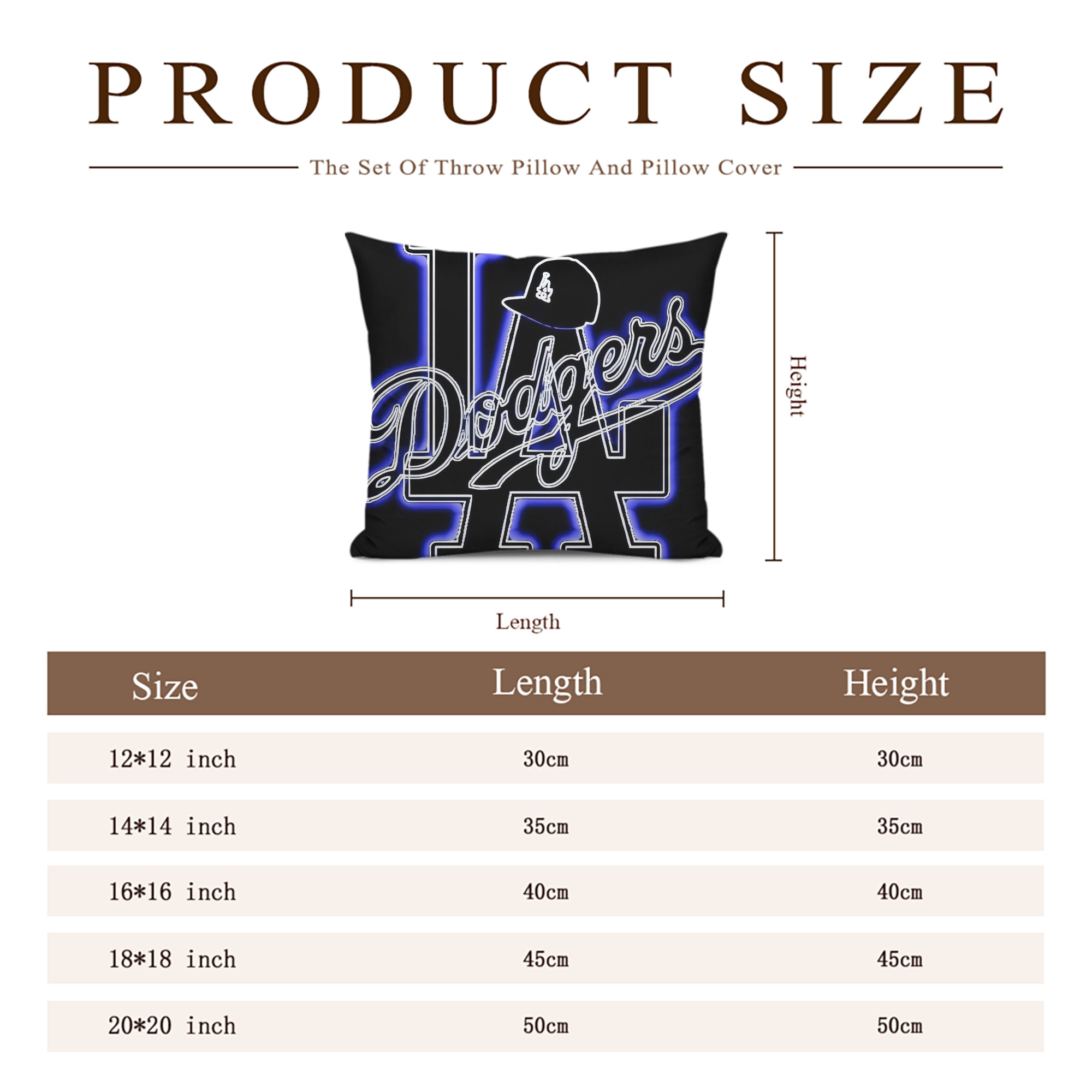  Soft Polyester Pillow Cover With Insert – Double-Sided Design, Invisible Zipper, Durable & Breathable – Easy Care Cushion Set