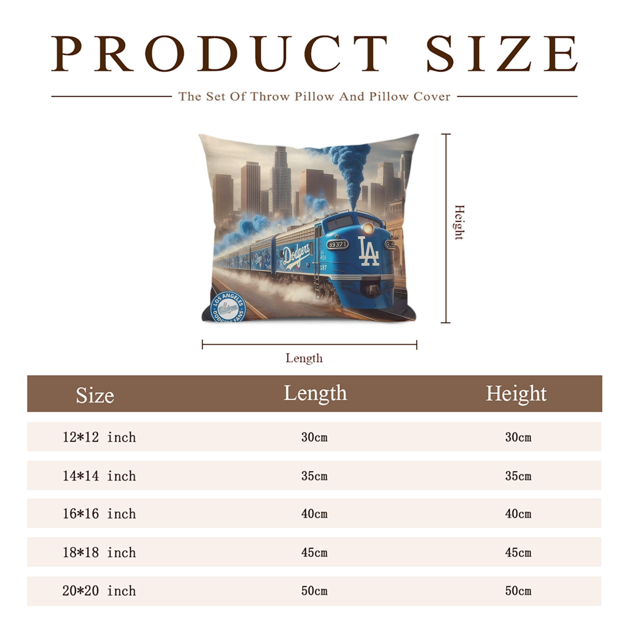  Soft Polyester Pillow Cover With Insert – Double-Sided Design, Invisible Zipper, Durable & Breathable – Easy Care Cushion Set