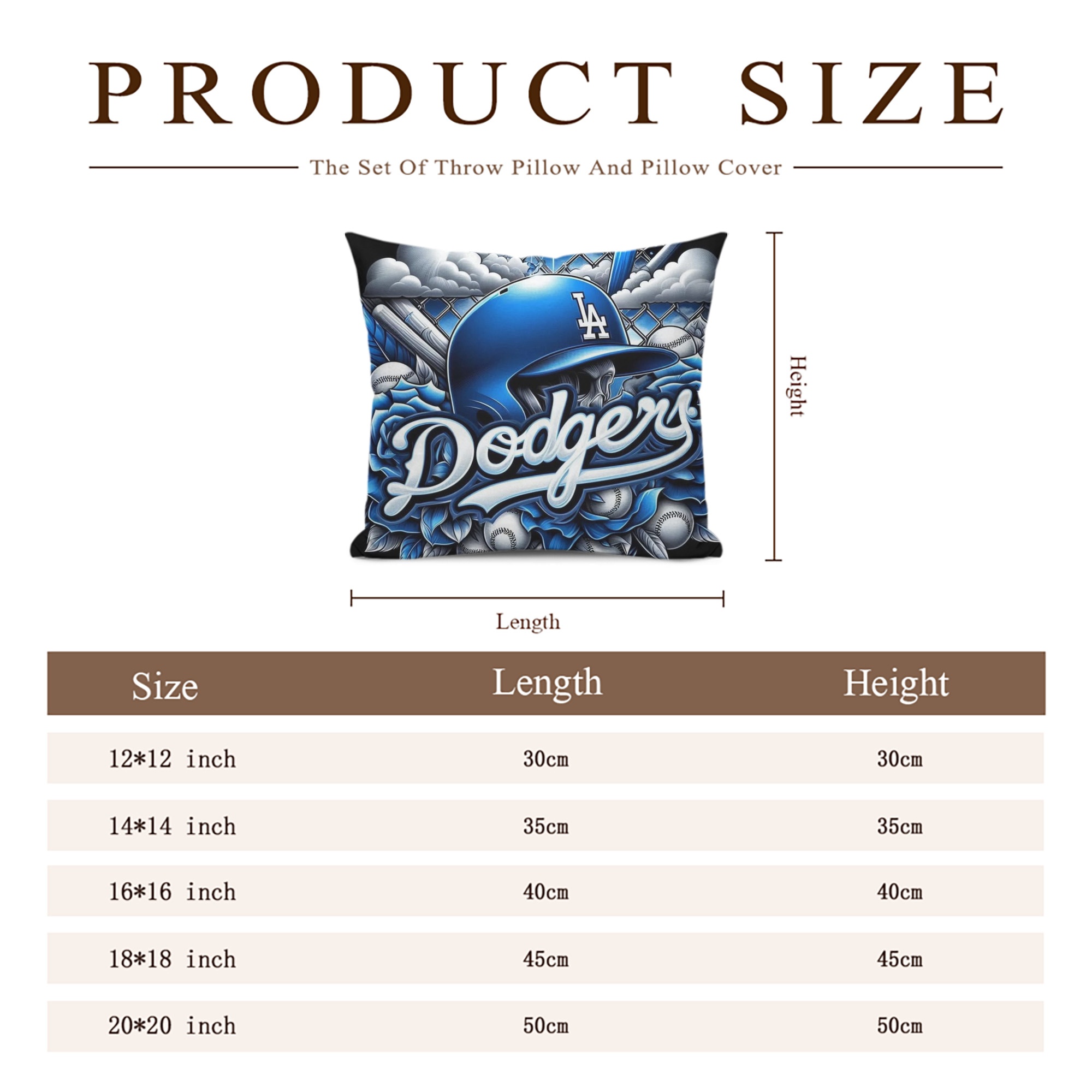  Soft Polyester Pillow Cover With Insert – Double-Sided Design, Invisible Zipper, Durable & Breathable – Easy Care Cushion Set