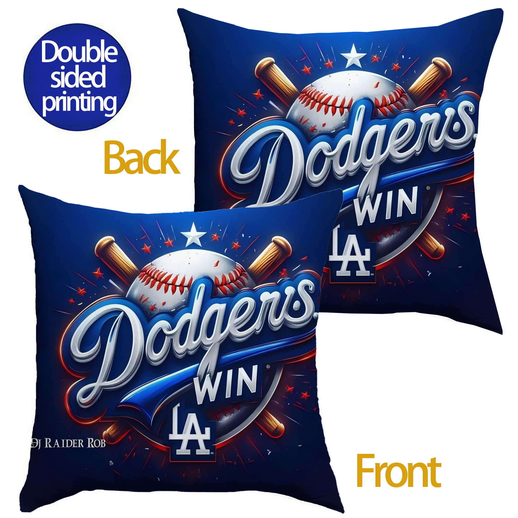  Soft Polyester Pillow Cover With Insert – Double-Sided Design, Invisible Zipper, Durable & Breathable – Easy Care Cushion Set