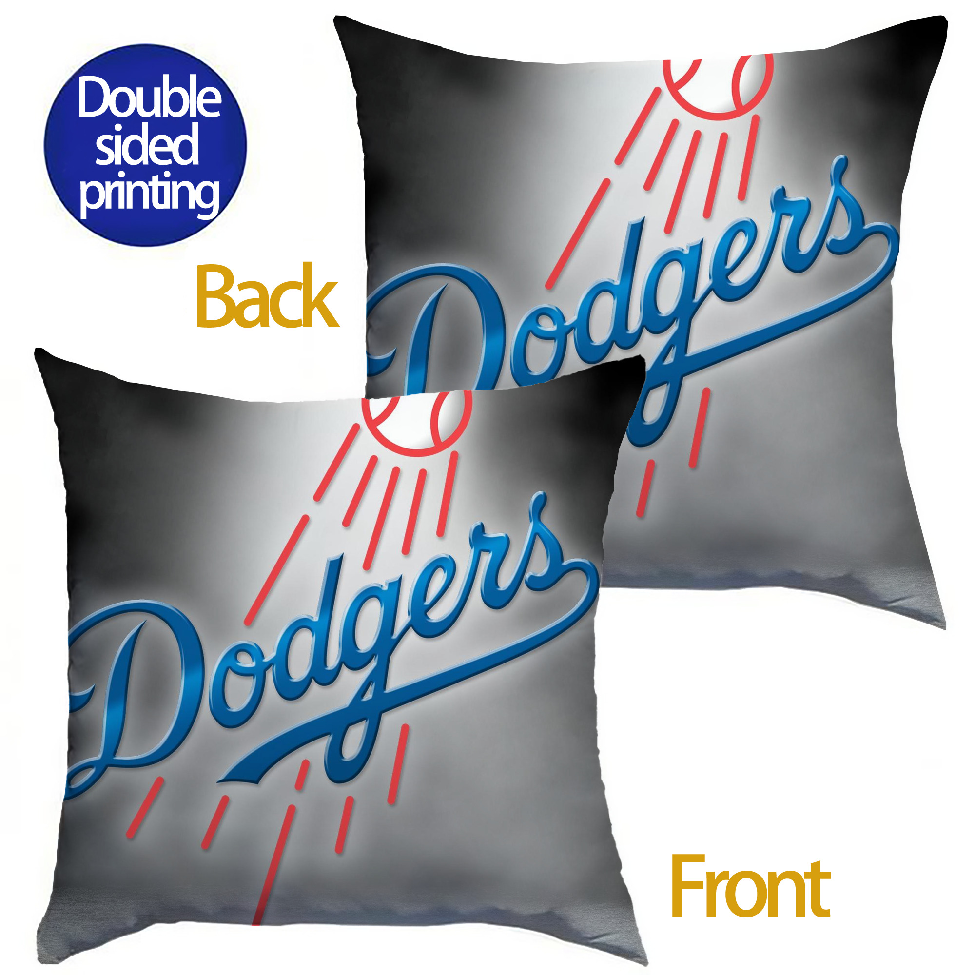  Soft Polyester Pillow Cover With Insert – Double-Sided Design, Invisible Zipper, Durable & Breathable – Easy Care Cushion Set