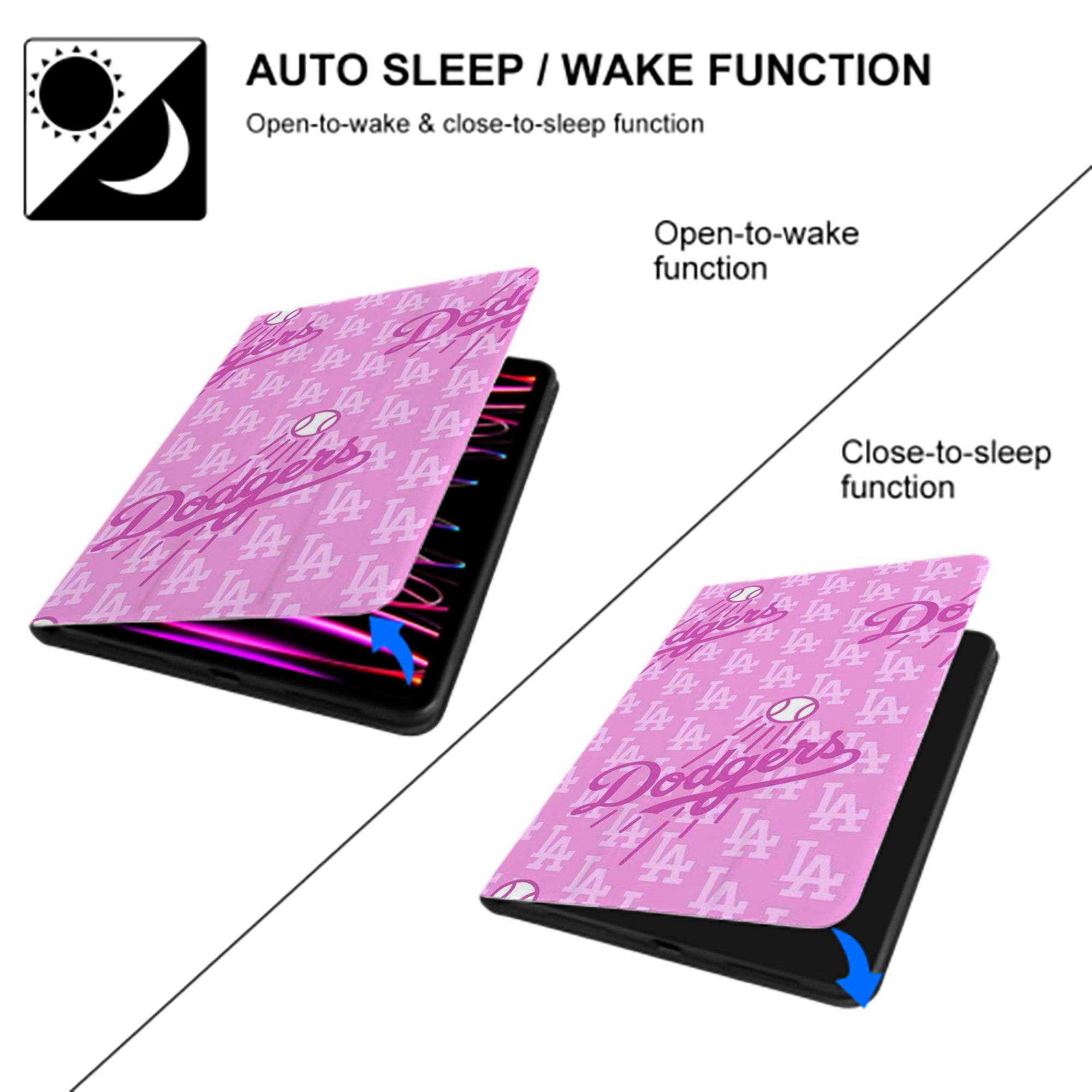  IPad Case Without Pencil Slot – Book-Style Cover With PU Leather & TPU – Slim, Durable, Scratch-Resistant, Full Protection & Easy Access