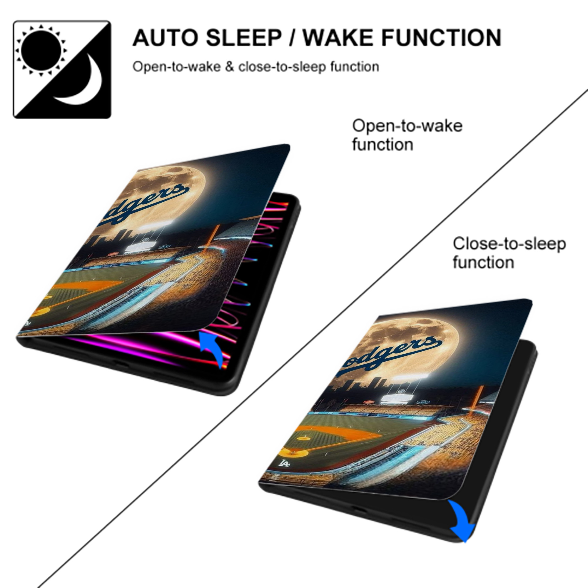  IPad Case Without Pencil Slot – Book-Style Cover With PU Leather & TPU – Slim, Durable, Scratch-Resistant, Full Protection & Easy Access