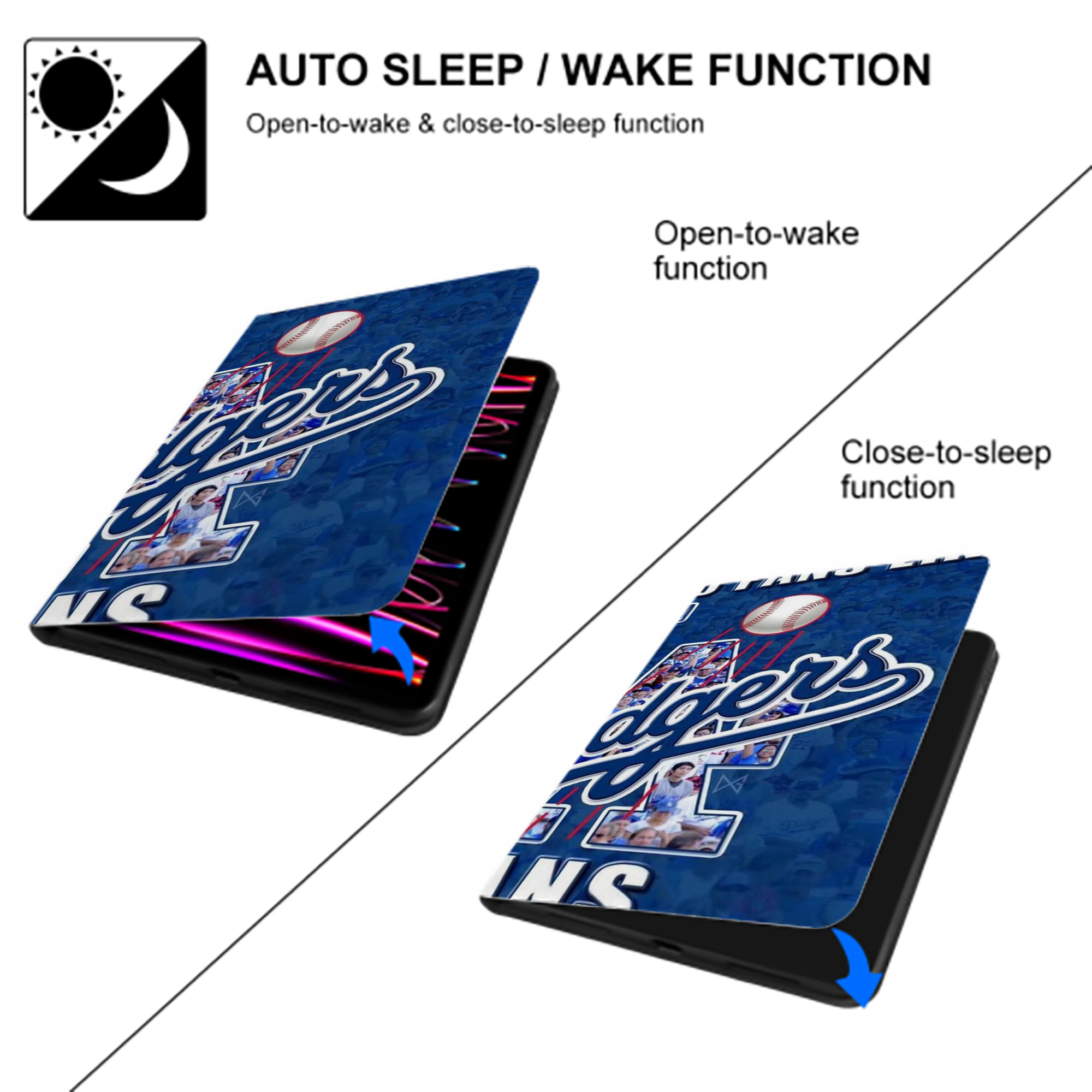  IPad Case Without Pencil Slot – Book-Style Cover With PU Leather & TPU – Slim, Durable, Scratch-Resistant, Full Protection & Easy Access