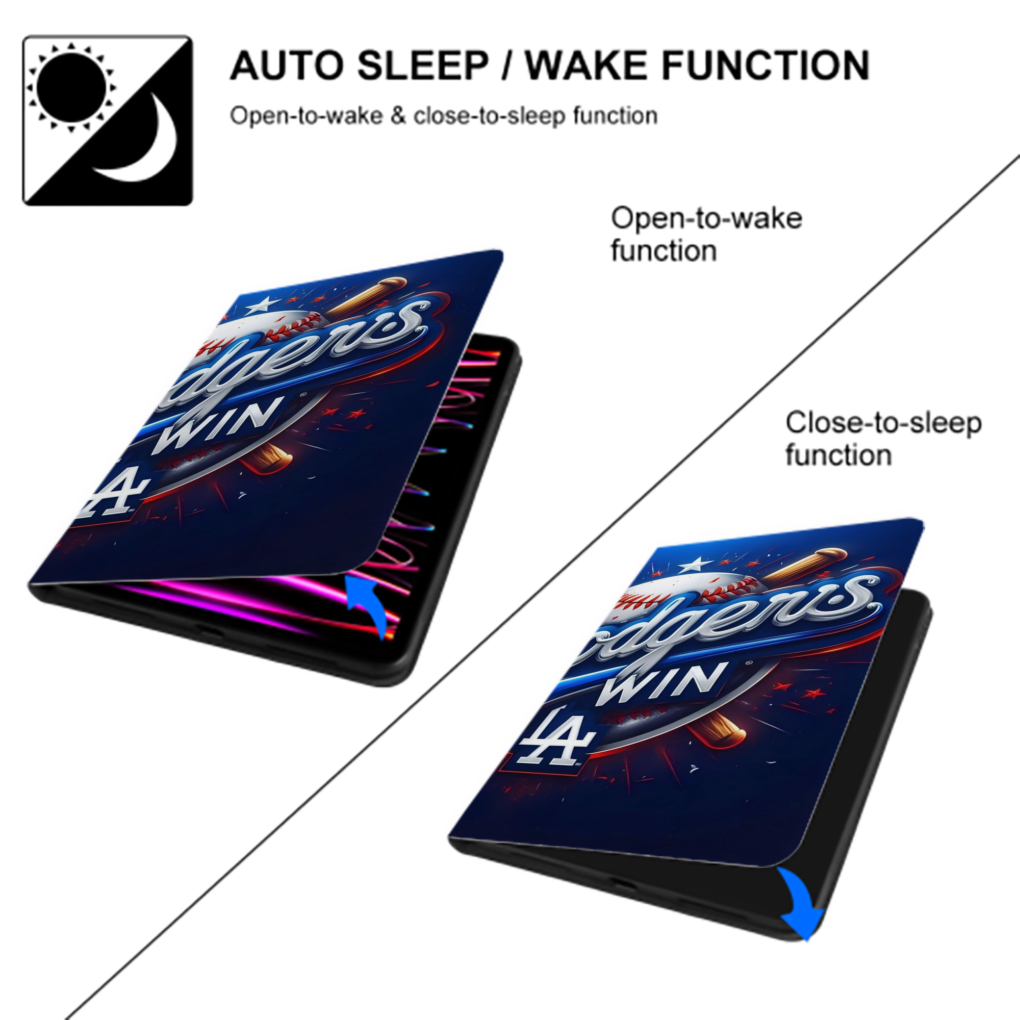  IPad Case Without Pencil Slot – Book-Style Cover With PU Leather & TPU – Slim, Durable, Scratch-Resistant, Full Protection & Easy Access