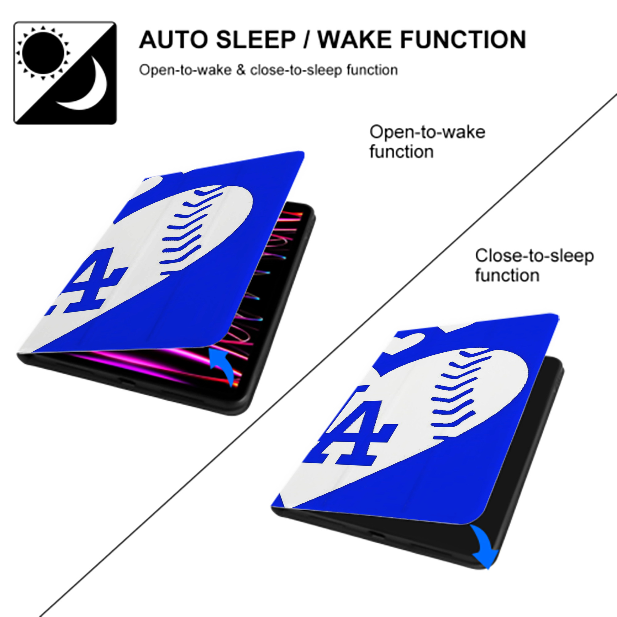  IPad Case Without Pencil Slot – Book-Style Cover With PU Leather & TPU – Slim, Durable, Scratch-Resistant, Full Protection & Easy Access