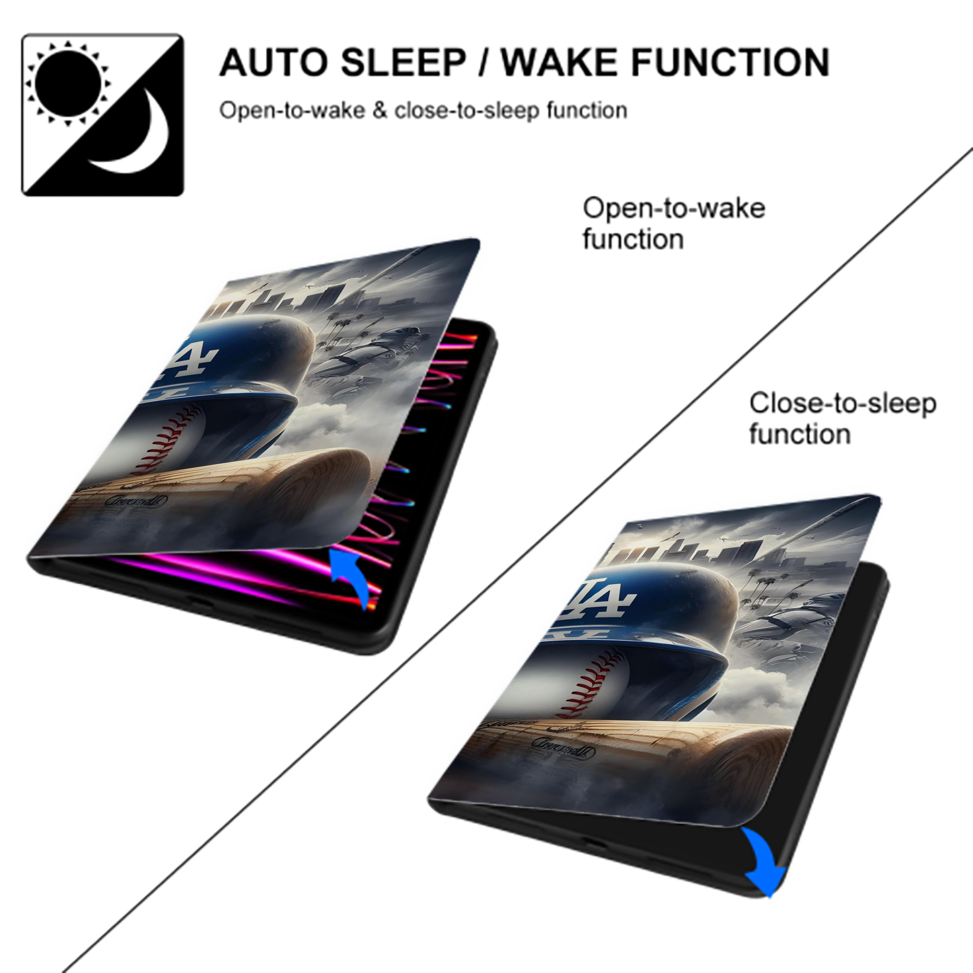  IPad Case Without Pencil Slot – Book-Style Cover With PU Leather & TPU – Slim, Durable, Scratch-Resistant, Full Protection & Easy Access