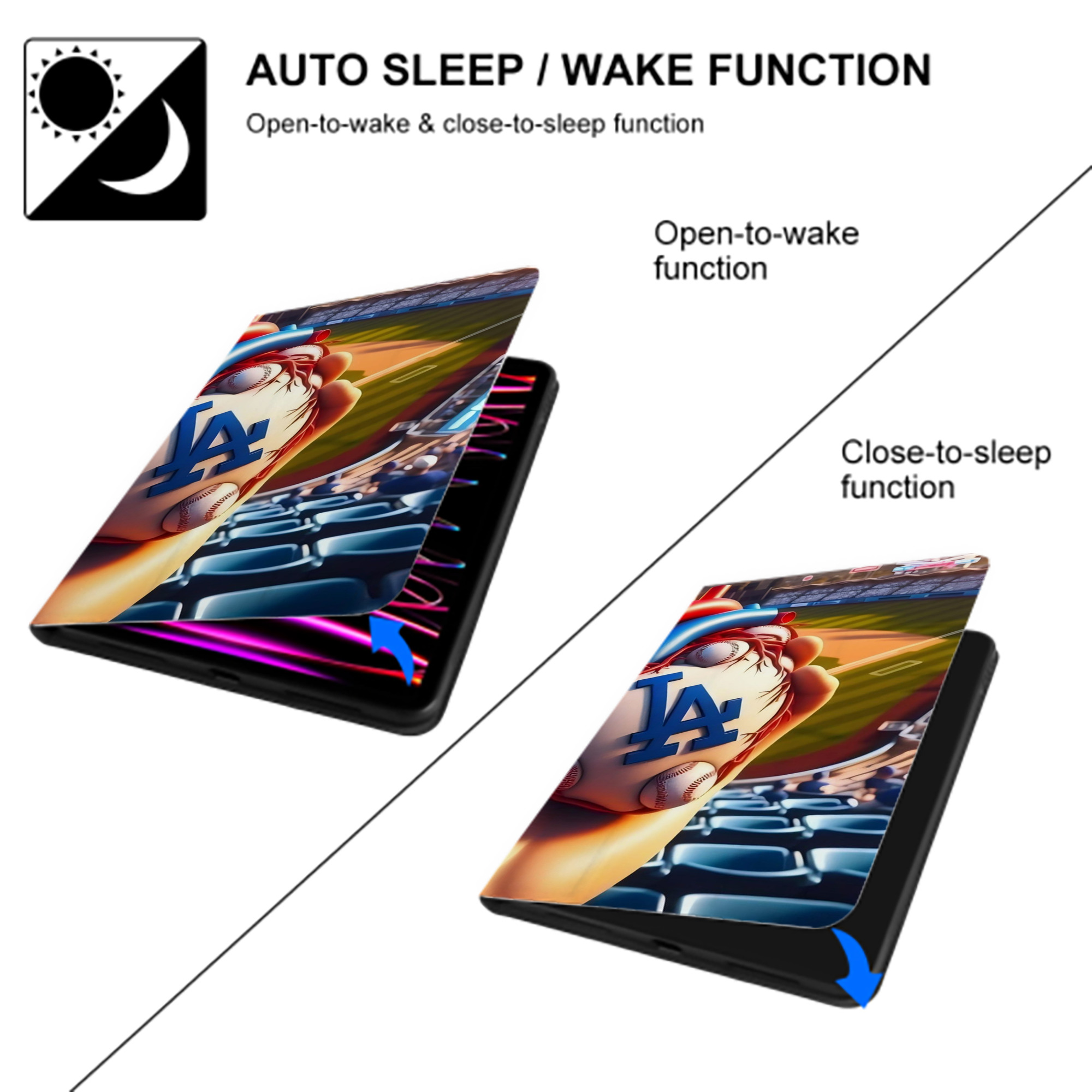  IPad Case Without Pencil Slot – Book-Style Cover With PU Leather & TPU – Slim, Durable, Scratch-Resistant, Full Protection & Easy Access