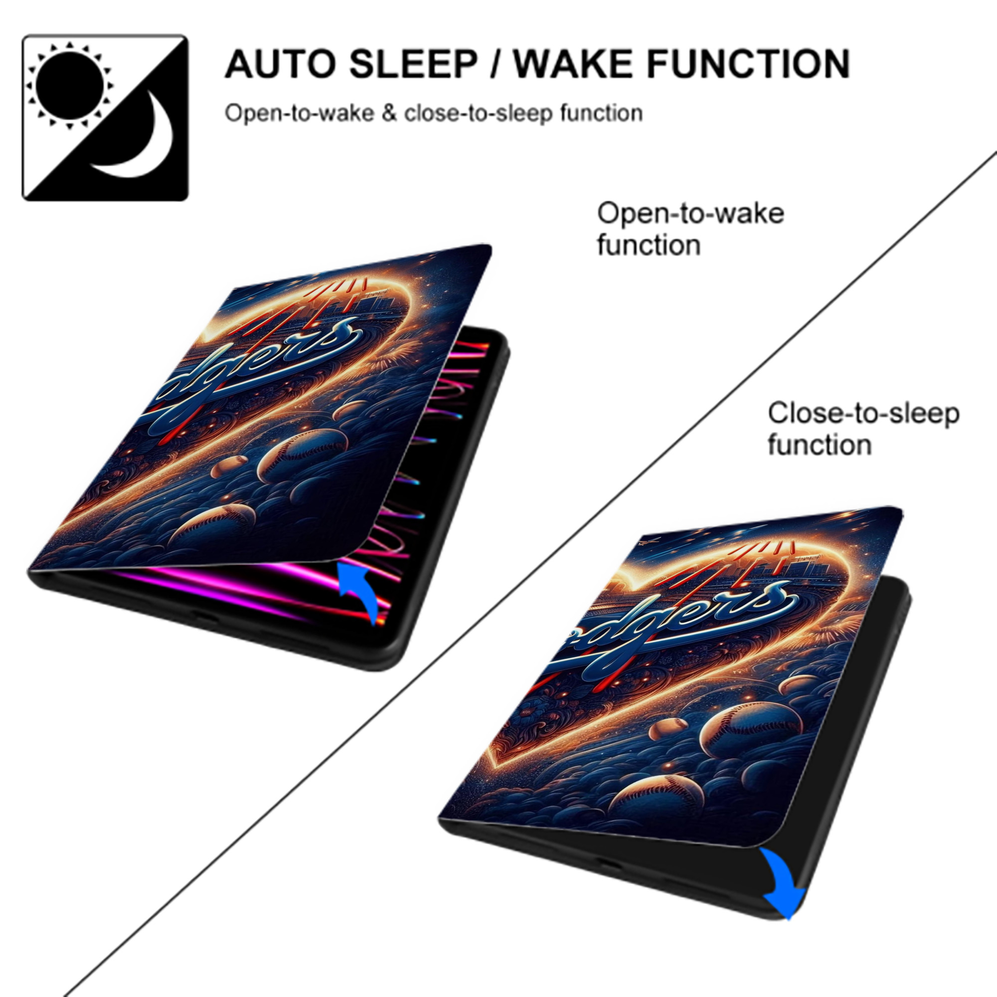  IPad Case Without Pencil Slot – Book-Style Cover With PU Leather & TPU – Slim, Durable, Scratch-Resistant, Full Protection & Easy Access