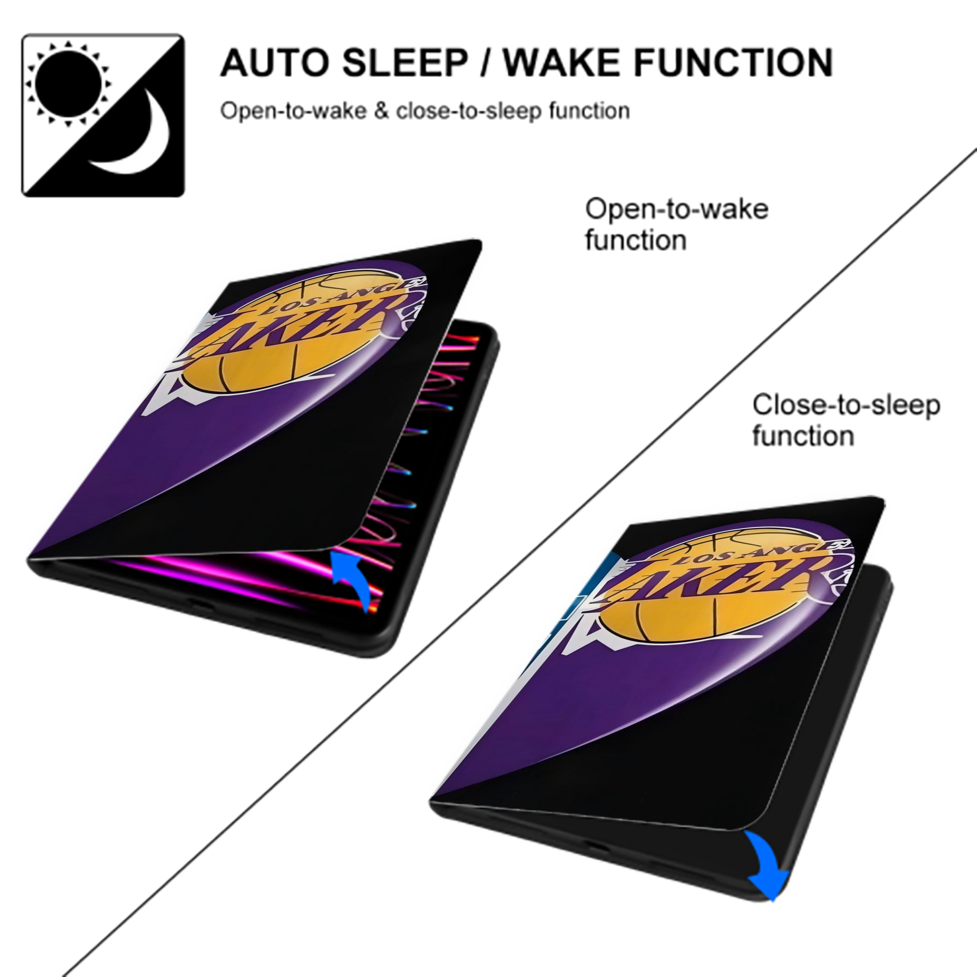  IPad Case Without Pencil Slot – Book-Style Cover With PU Leather & TPU – Slim, Durable, Scratch-Resistant, Full Protection & Easy Access